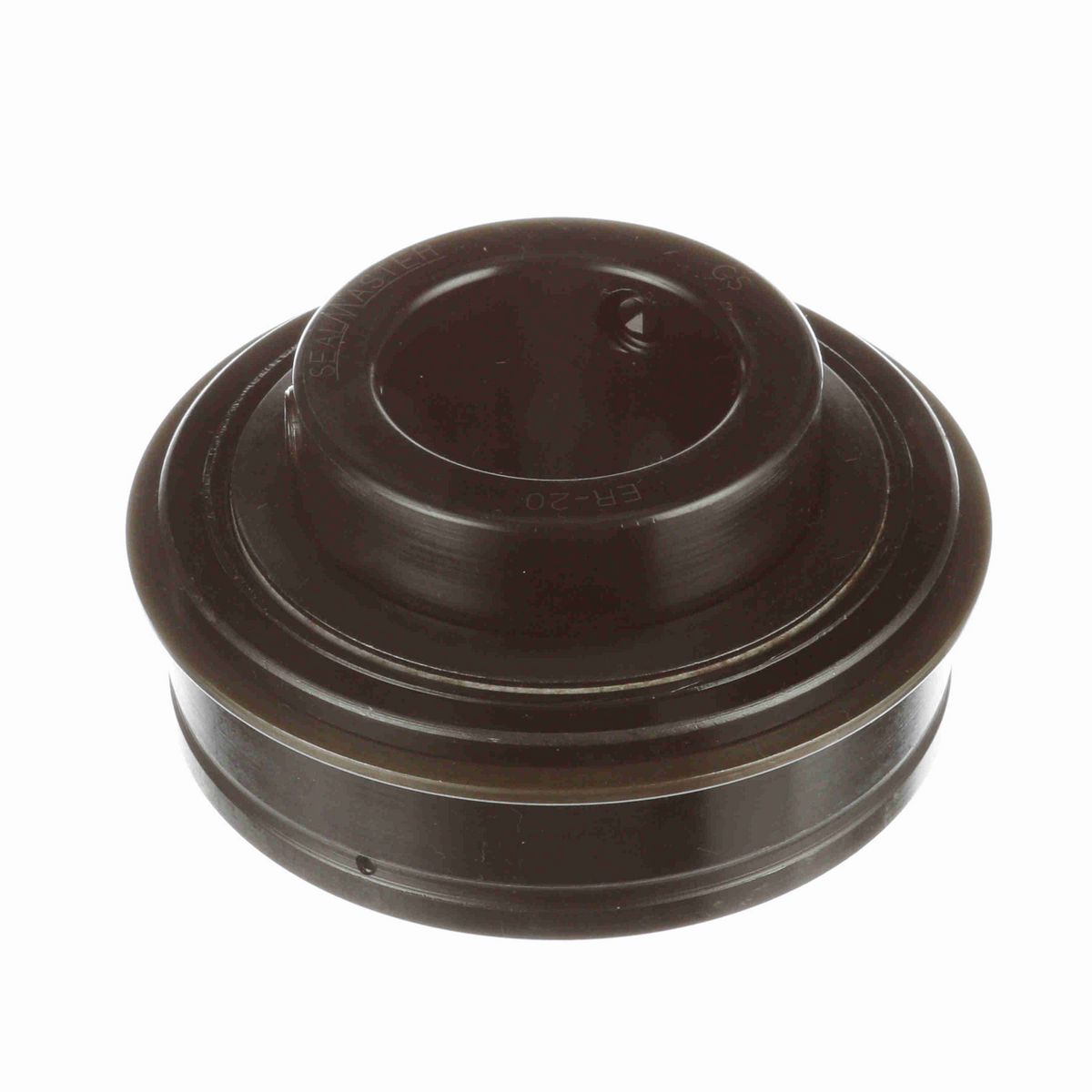 Sealmaster Mounted Insert Only Ball Bearing - 52100 Bearing Steel, Black Oxided - Setscrew Lock - ER-20