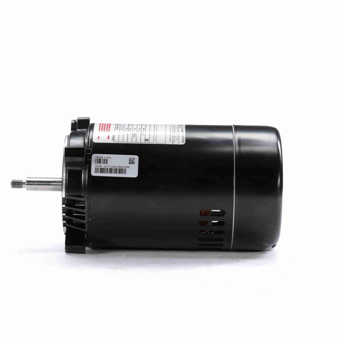 Century Jet Pump Motor, 3/4 HP, 1 Ph, 60 Hz, 230/115 V, 3600 RPM, 56J Frame, ODP - T1072