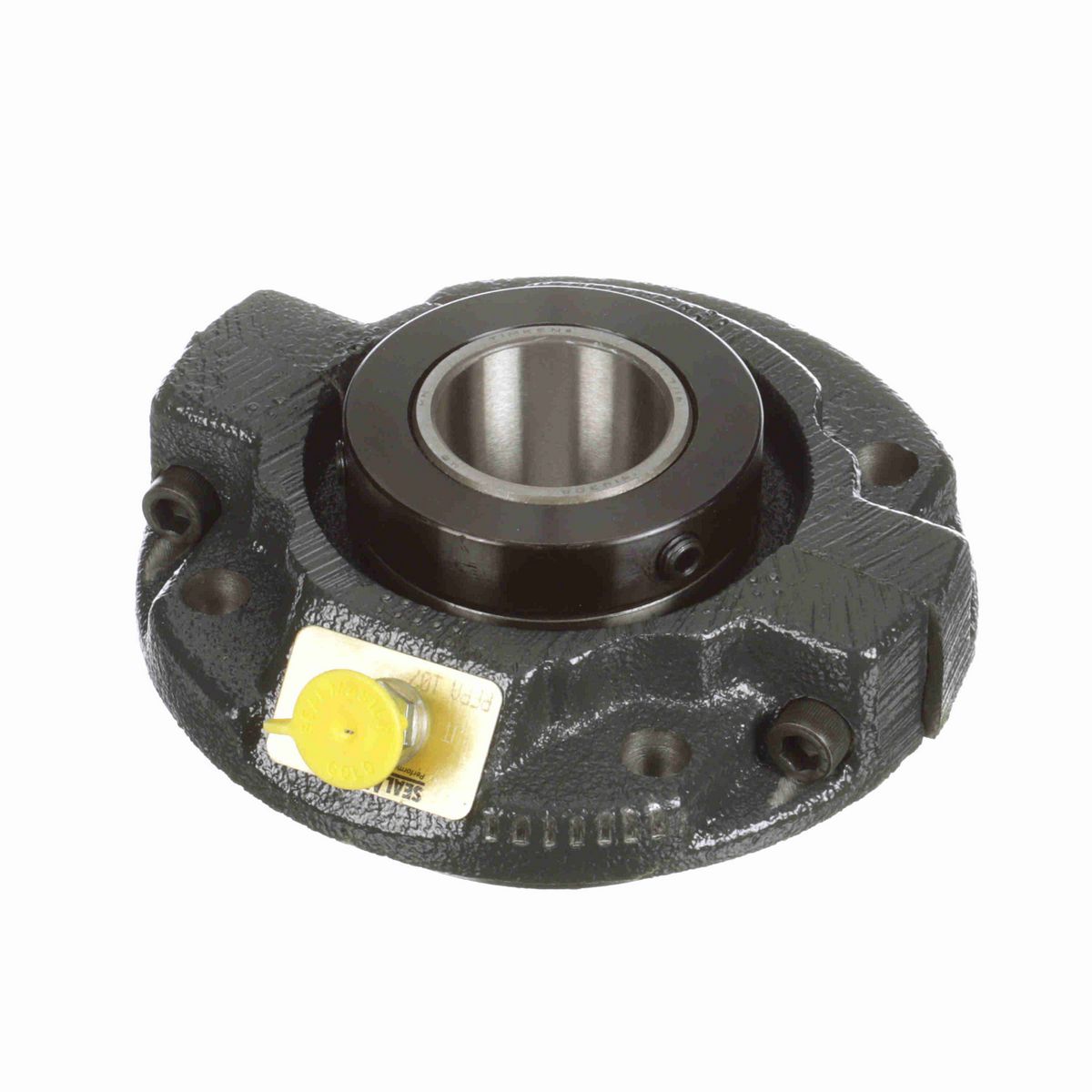 Sealmaster Mounted Cast Iron Piloted Flange Tapered Roller - 52100 Bearing Steel - Collar Mount Lock - RFPA 107
