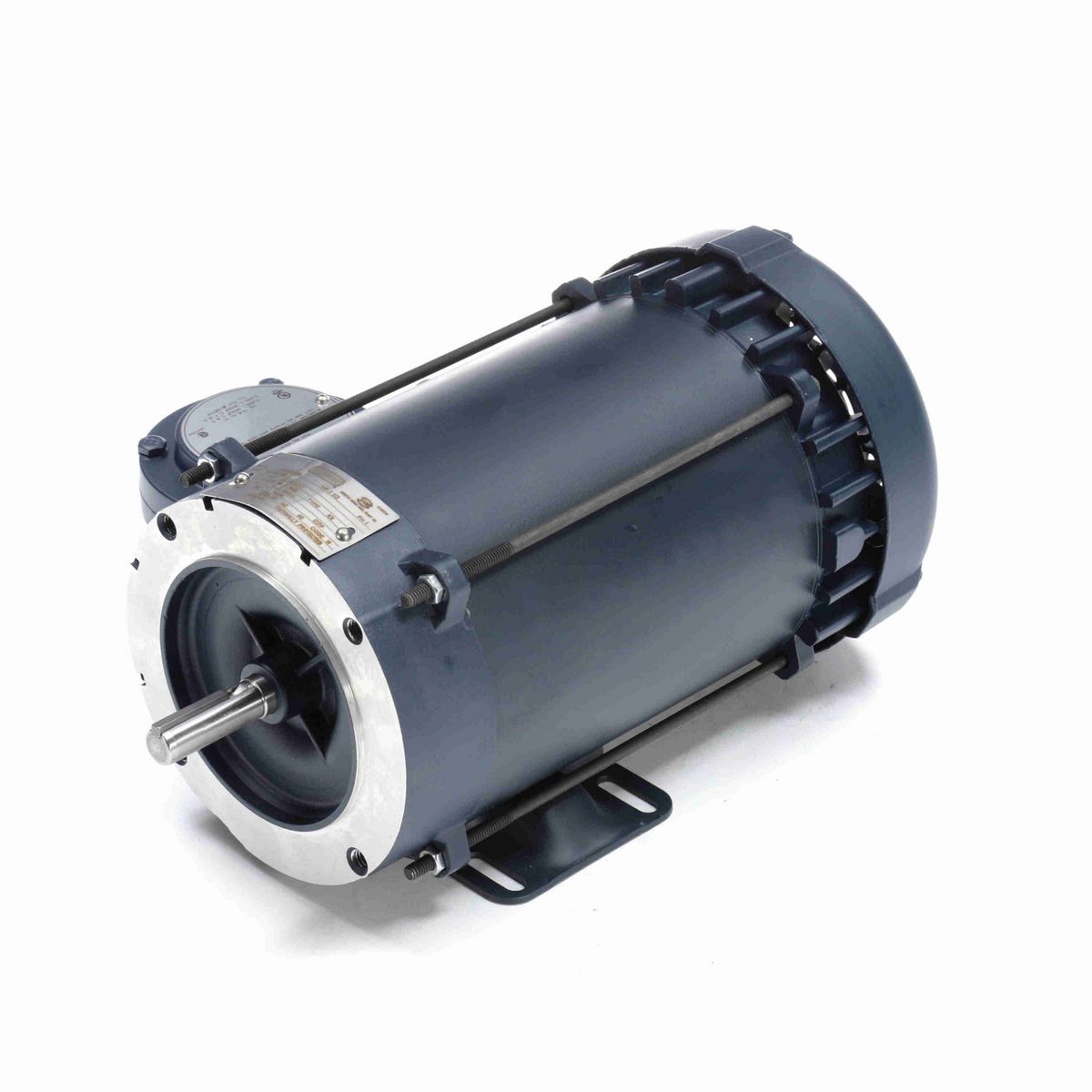 LEESON Explosion Proof Motor, 1.50 HP, 1 Ph, 60 Hz, 115/208-230 V, 3600 RPM, 56C Frame, EPFC - 116615.00