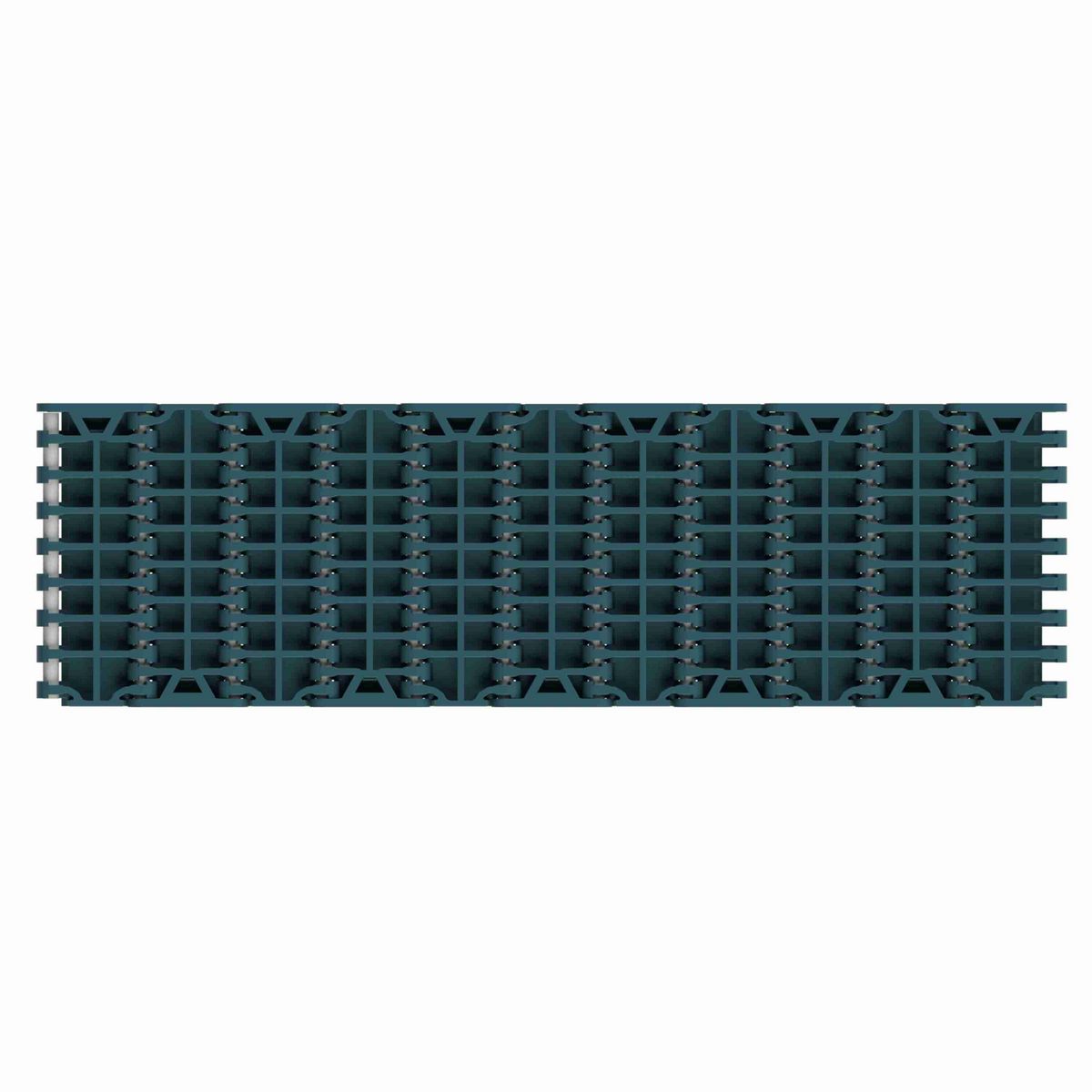 Rexnord 1000FT Straight Running Solid Top, Material: Green Low Friction Acetal, Width: 85mm, Pitch: 1in - 817.30.10