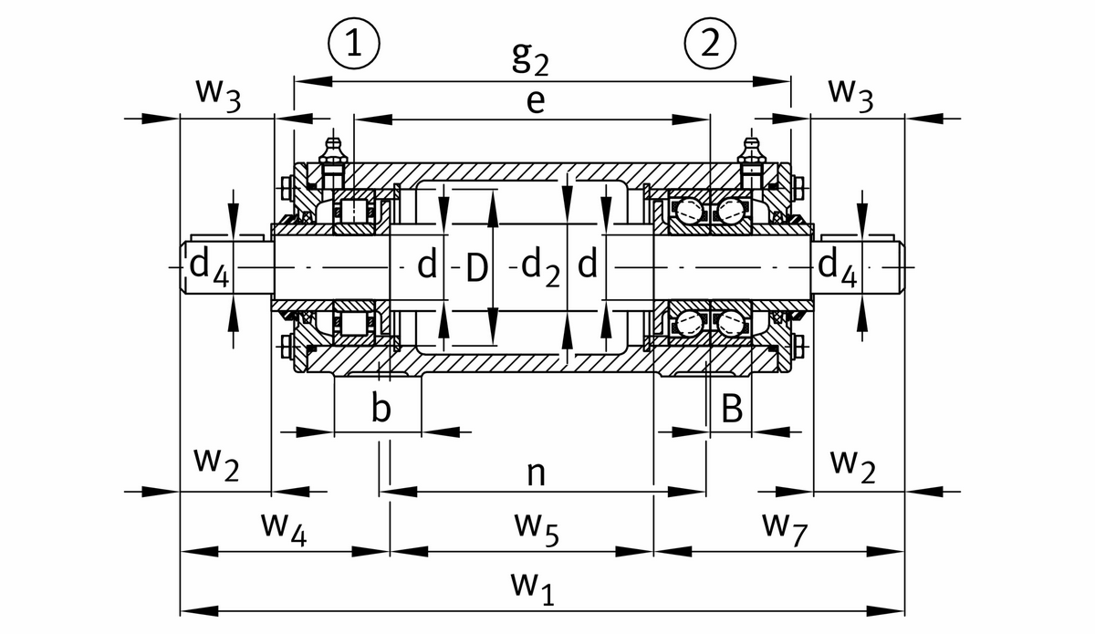 Узел стационарного корпуса FAG VRE305-C