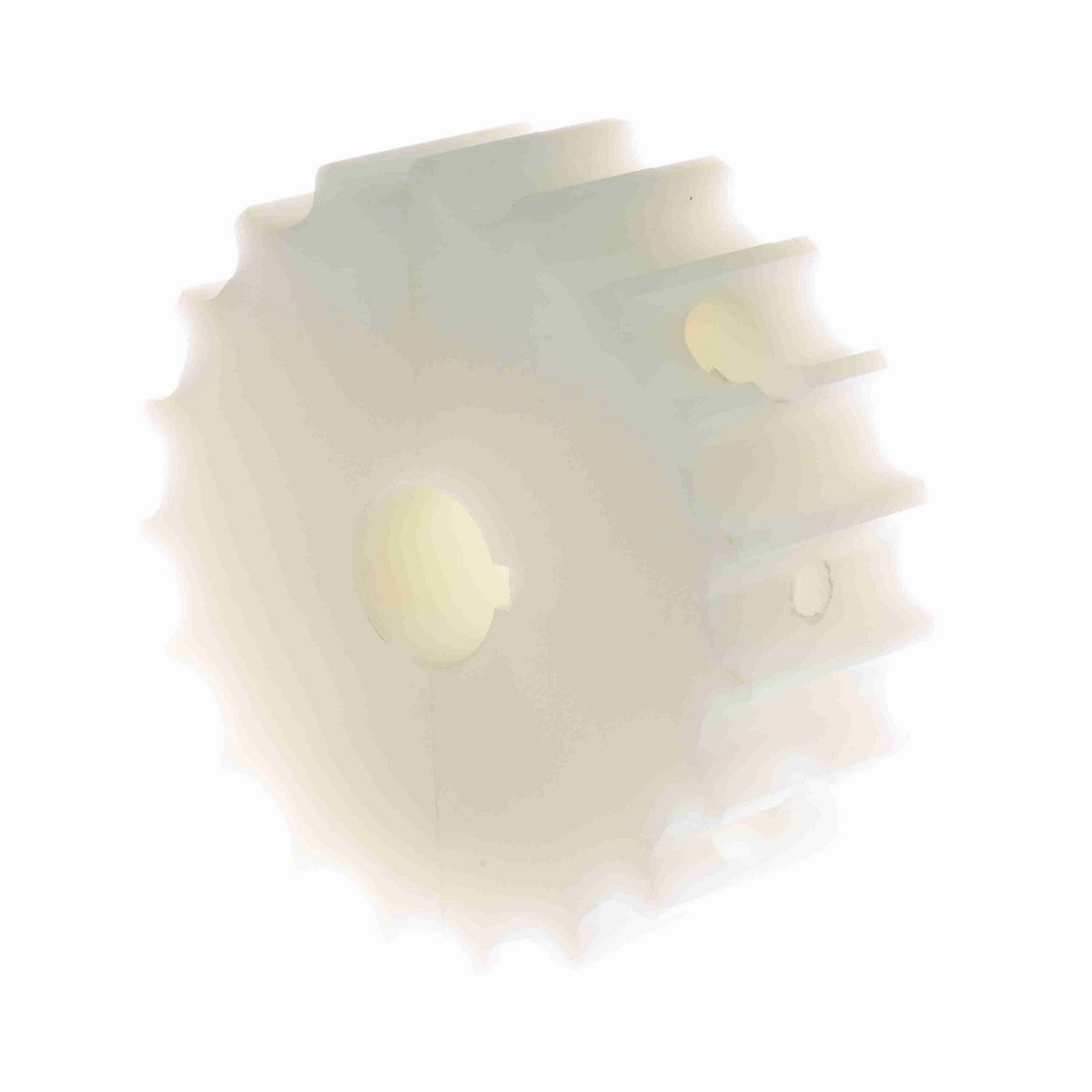 System Plast 815 Series Split Machined Sprocket with 19 Teeth, a 1in Round Shaft-Ready Bore and Setscrew - 815-19R1-DMS-SS