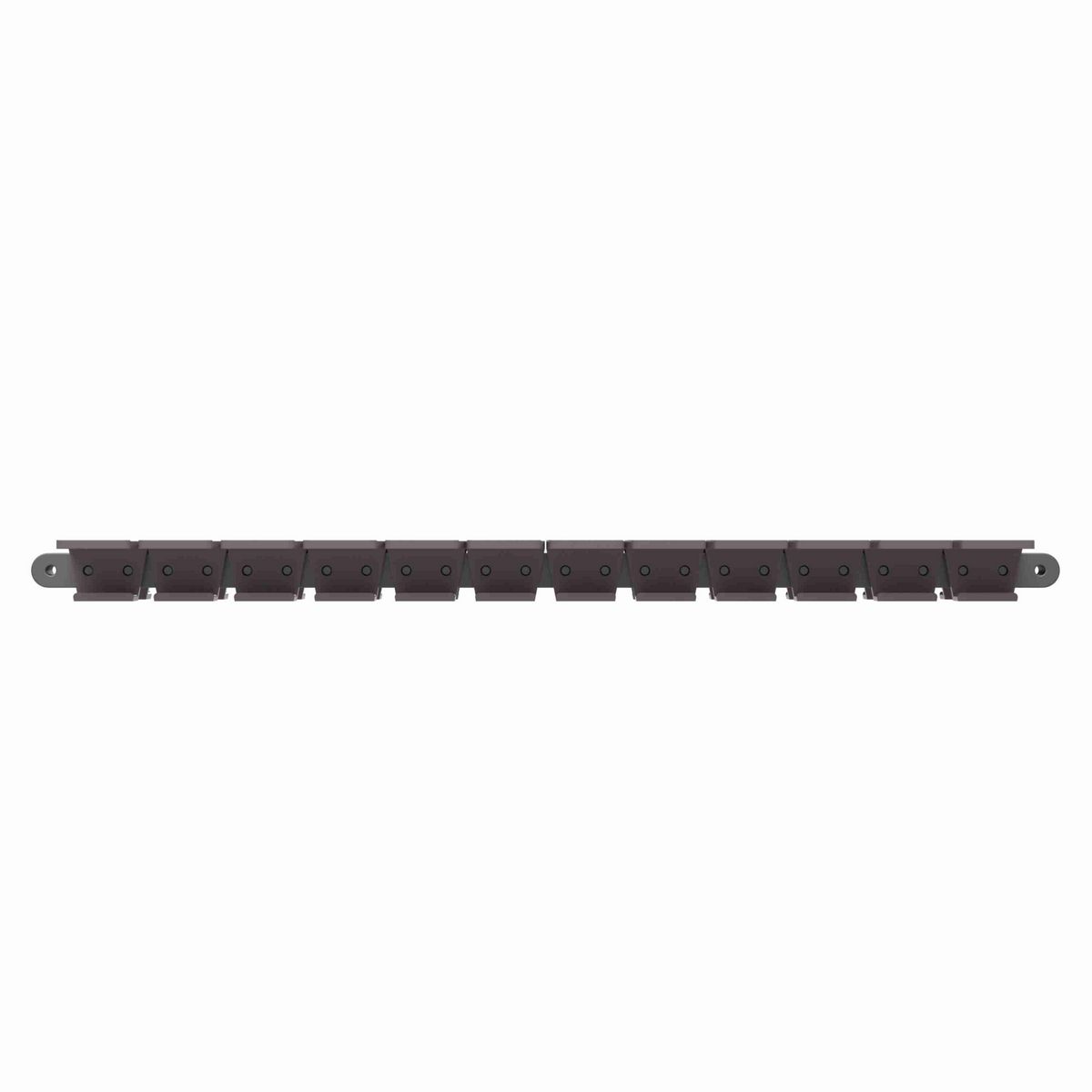 Rexnord 1873TAB Side-flexing Solid Top, Material: Brown High Performance, Width: 4.5in, Pitch: 1.5in - 81426342