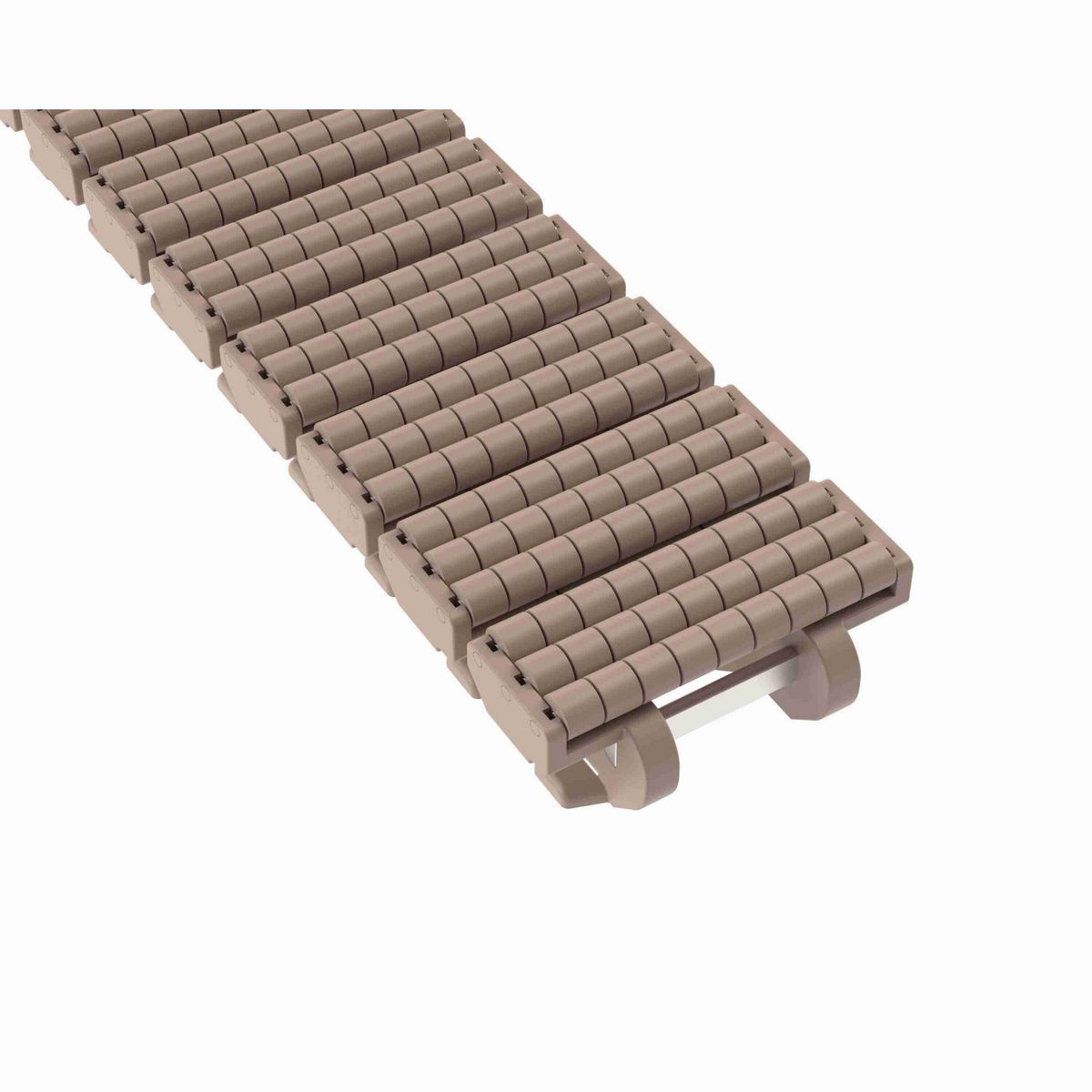 Rexnord 882TAB LBP Side-flexing Low Backline Pressure, Material: Tan Low Friction, Width: 3.75in, Pitch: 1.5in - LBP882TK3.75