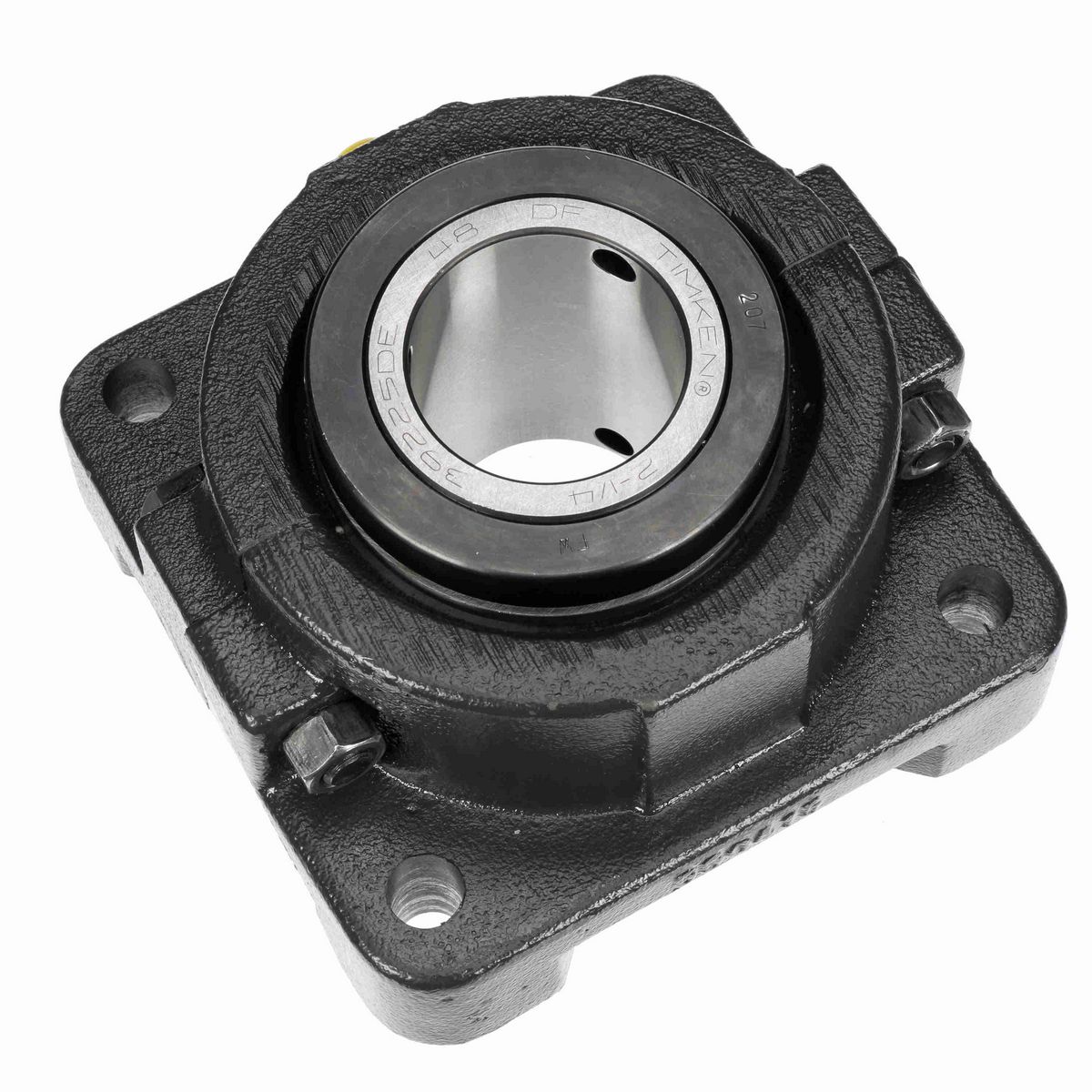 Sealmaster Mounted Cast Iron Four Bolt Flange Tapered Roller - 52100 Bearing Steel - Double Collar Mount Lock - RFB 204C