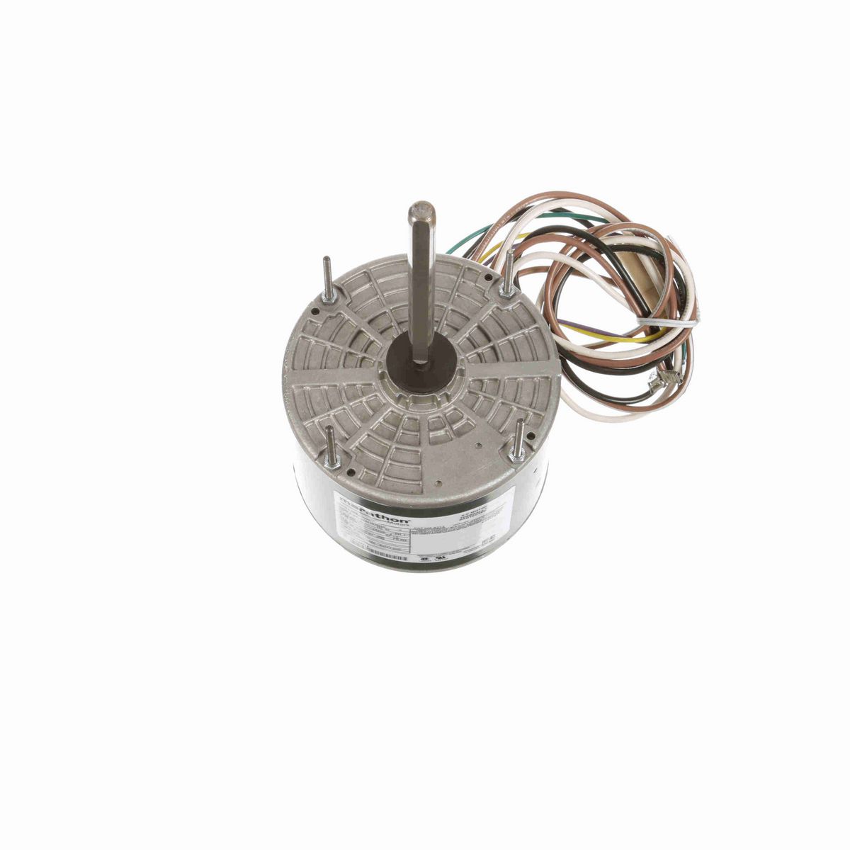 LEESON Condenser Fan Motor, 0.25 HP, 1 Ph, 60 Hz, 208-230 V, 1200 RPM, 48Z Frame, OAO - X213