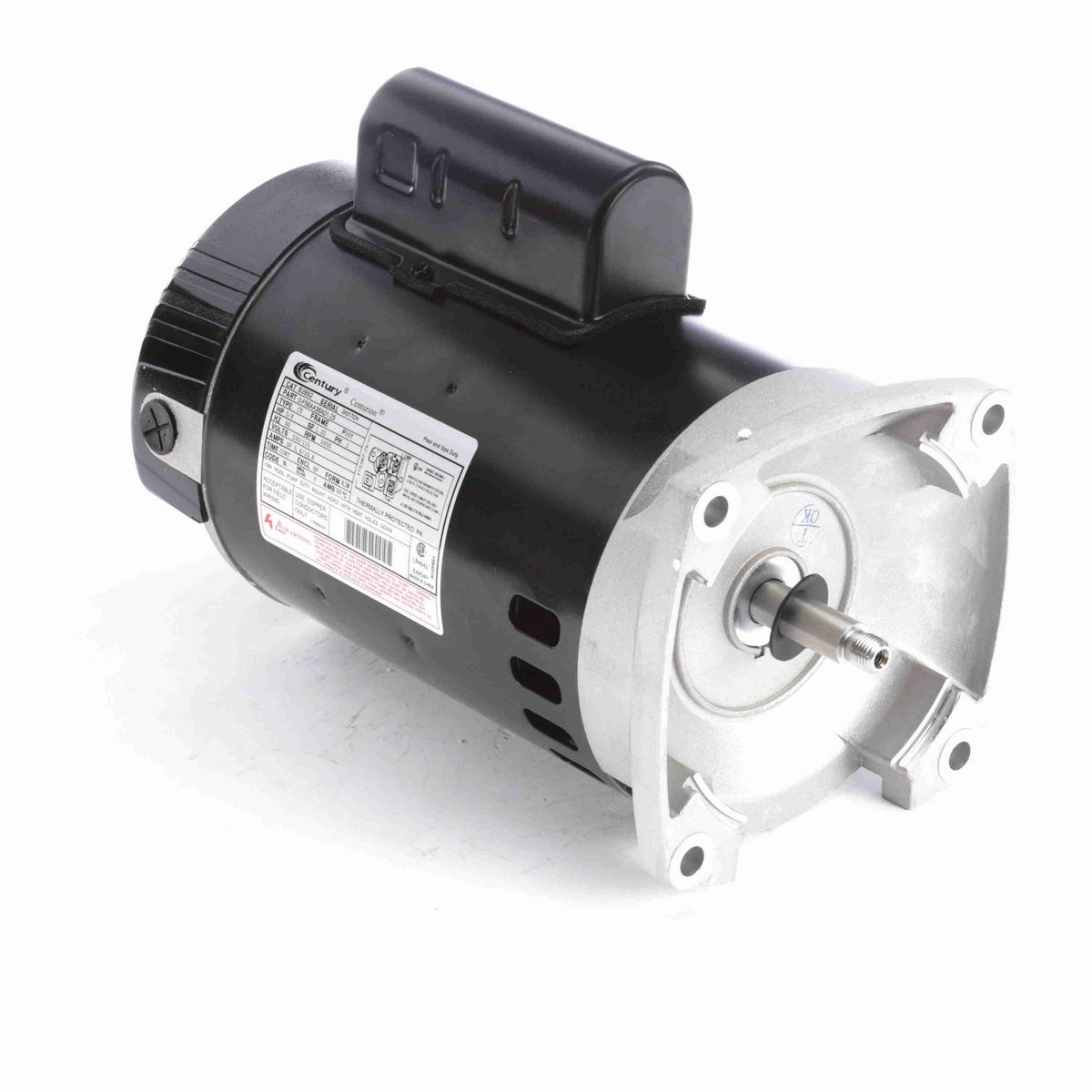 Century Pool Pump Motor, 3/4 HP, 1 Ph, 60 Hz, 230/115 V, 3600 RPM, P56Y Frame, DP - B2852