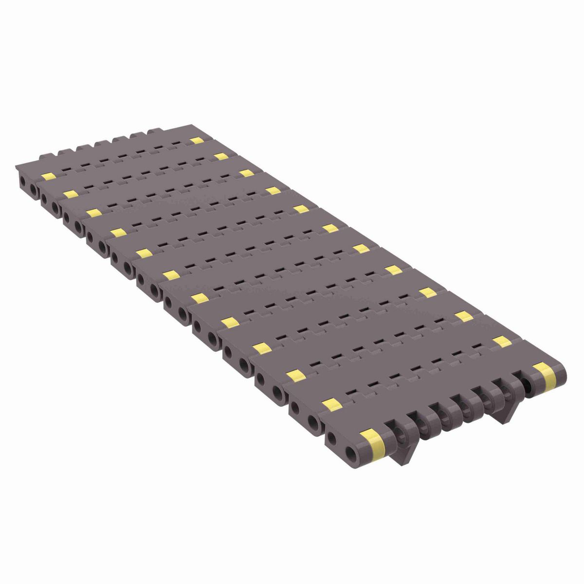 Rexnord 8505 Straight Running Solid Top, Material: Brown High Performance, Width: 3.25in, Pitch: 0.75in - 81416441