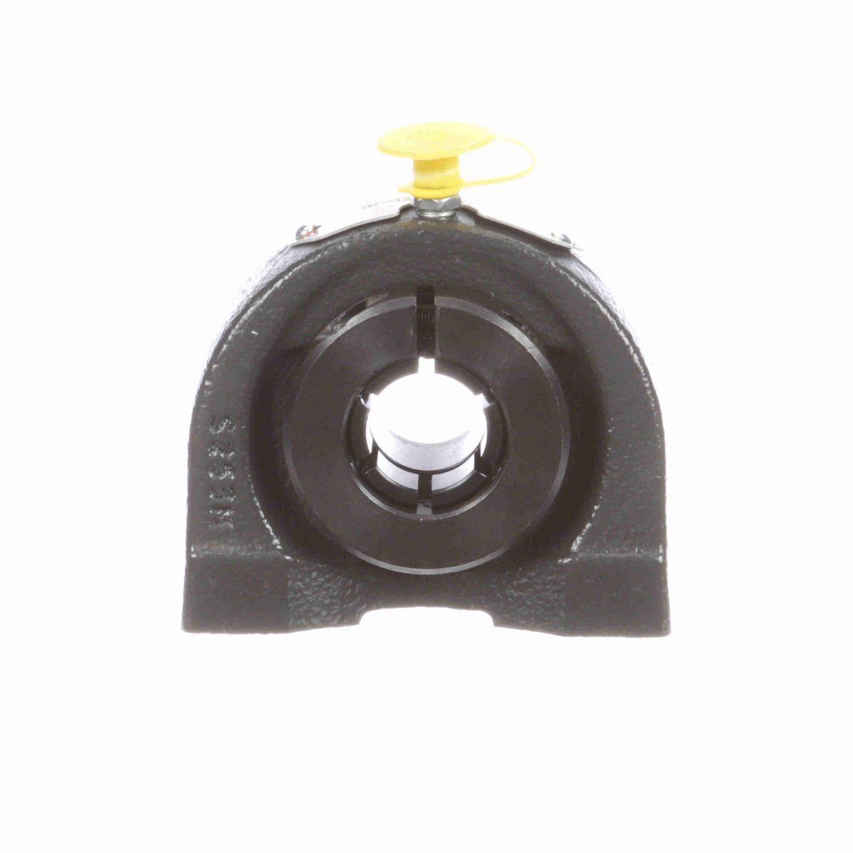 Sealmaster Mounted Cast Iron Tapped Base Pillow Block Ball Bearing - 52100 Bearing Steel, Black Oxided - Concentric Lock - TB-12T