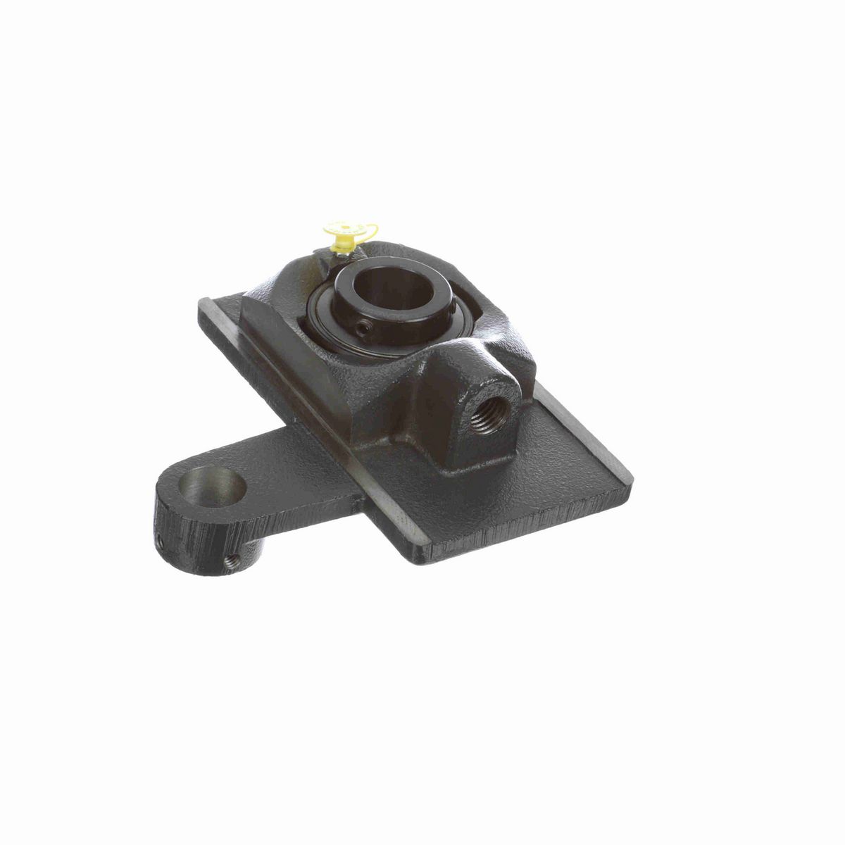 Sealmaster Mounted Cast Iron Wide Slot Take Up Ball Bearing - 52100 Bearing Steel, Black Oxided - Double Collar Mount Lock - S-361-MR20