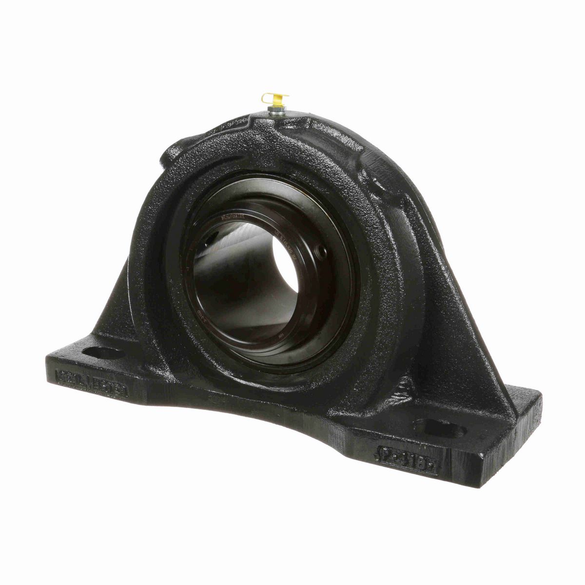 Sealmaster Mounted Cast Iron Four Bolt Pillow Block Ball Bearing - 52100 Bearing Steel, Black Oxided - Double Setscrew Lock - MSFPD-63