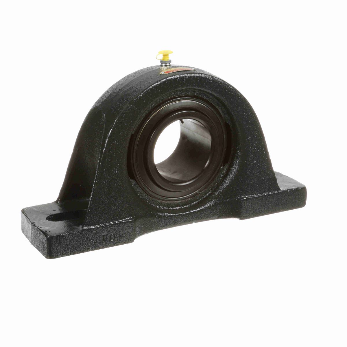 Sealmaster Mounted Cast Iron Two Bolt Pillow Block Ball Bearing - 52100 Bearing Steel, Black Oxided - Setscrew Lock - MP-52