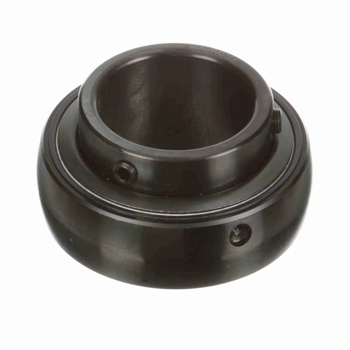 Sealmaster Mounted Insert Only Ball Bearing - 52100 Bearing Steel, Black Oxided - Setscrew Lock - 5211