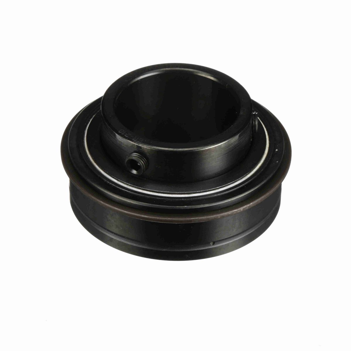Sealmaster Mounted Insert Only Ball Bearing - 52100 Bearing Steel, Black Oxided - Setscrew Lock - ER-210