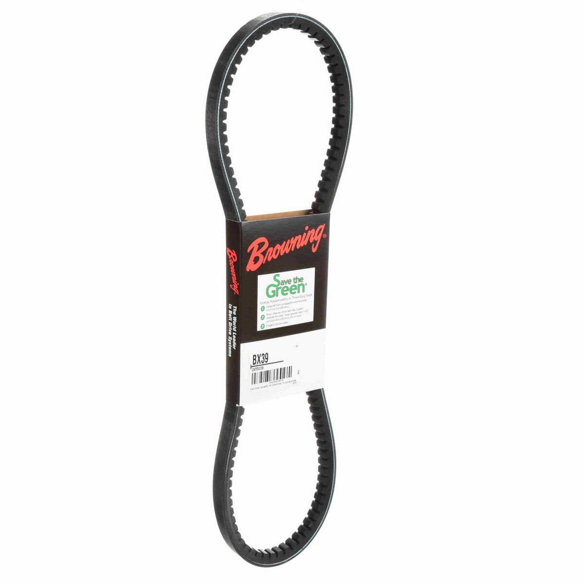 Browning EPDM Notched Belt 98% Efficient - BX39