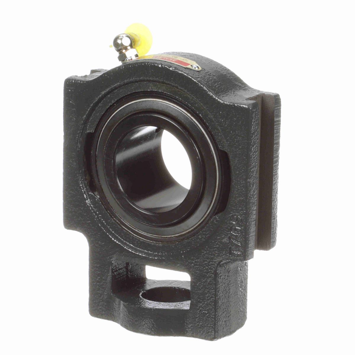 Sealmaster Mounted Cast Iron Wide Slot Take Up Ball Bearing - 52100 Bearing Steel, Black Oxided - Setscrew Lock - ST-30
