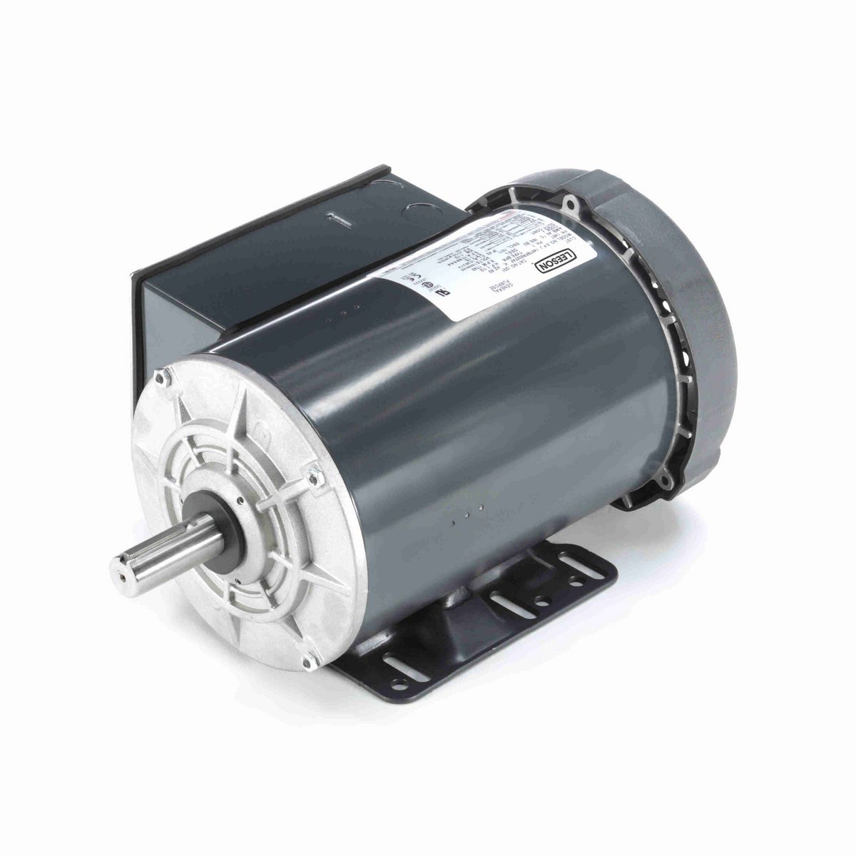 LEESON General Purpose Motor, 1.50 HP, 1 Ph, 60 Hz, 115/208-230 V, 1800 RPM, 145T Frame, TEFC - I201