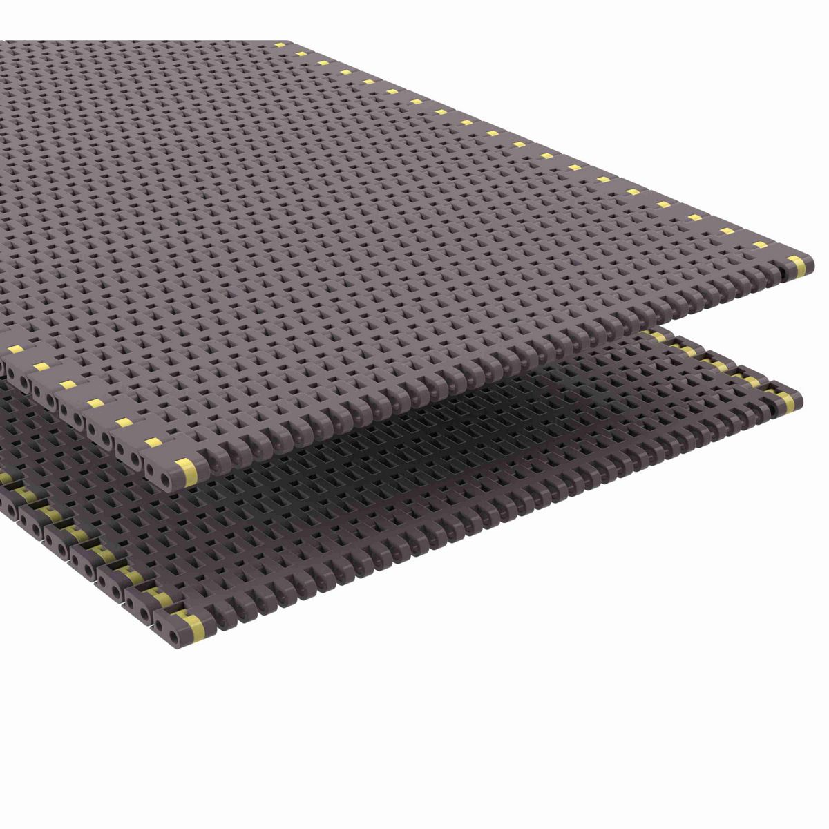 Rexnord 8506 Straight Running Flush Grid, Material: Brown High Performance, Width: 12in, Pitch: 0.75in - 81421251