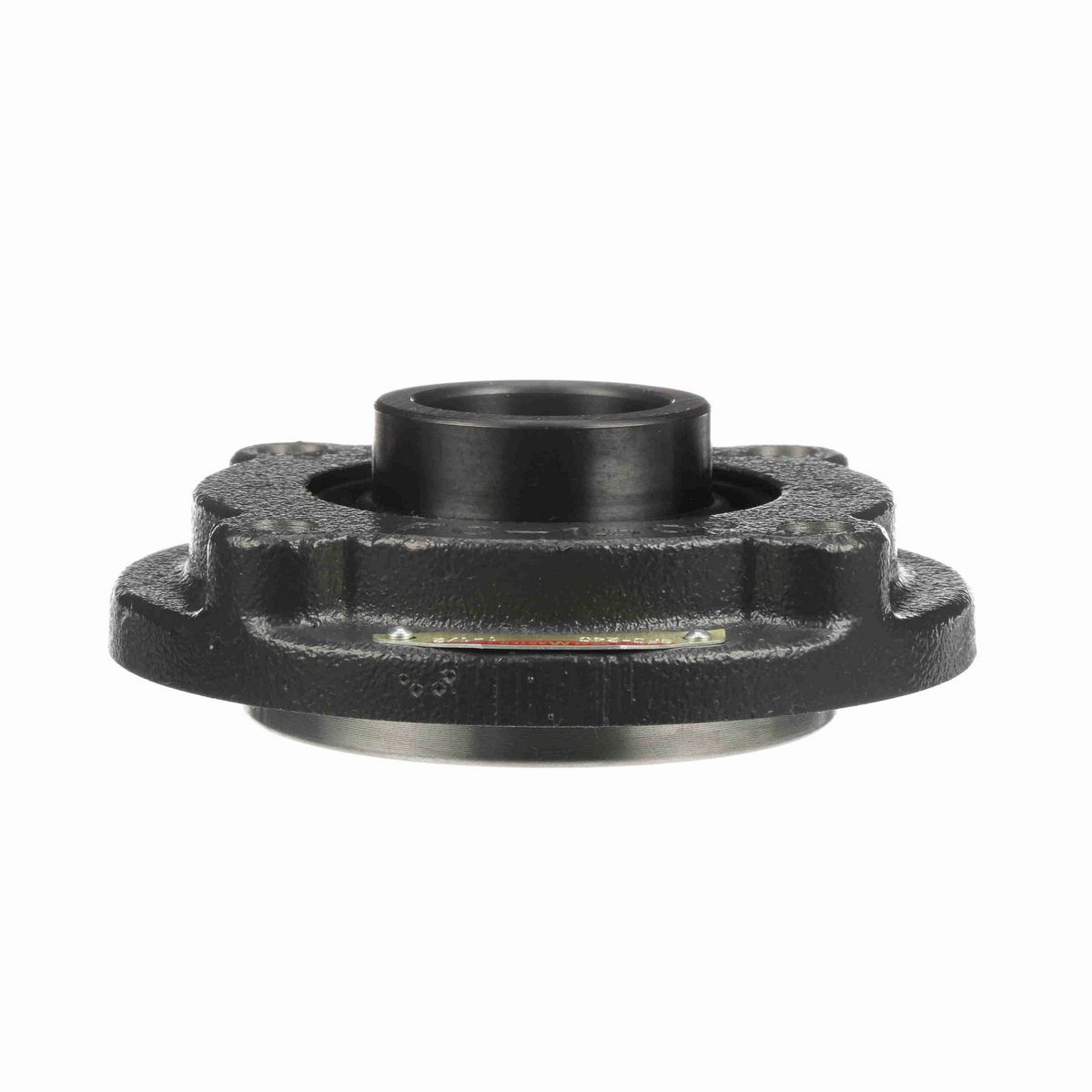 Sealmaster Mounted Cast Iron Flange Cartridge Ball Bearing - 52100 Bearing Steel, Black Oxided - Setscrew Lock - SFC-24C
