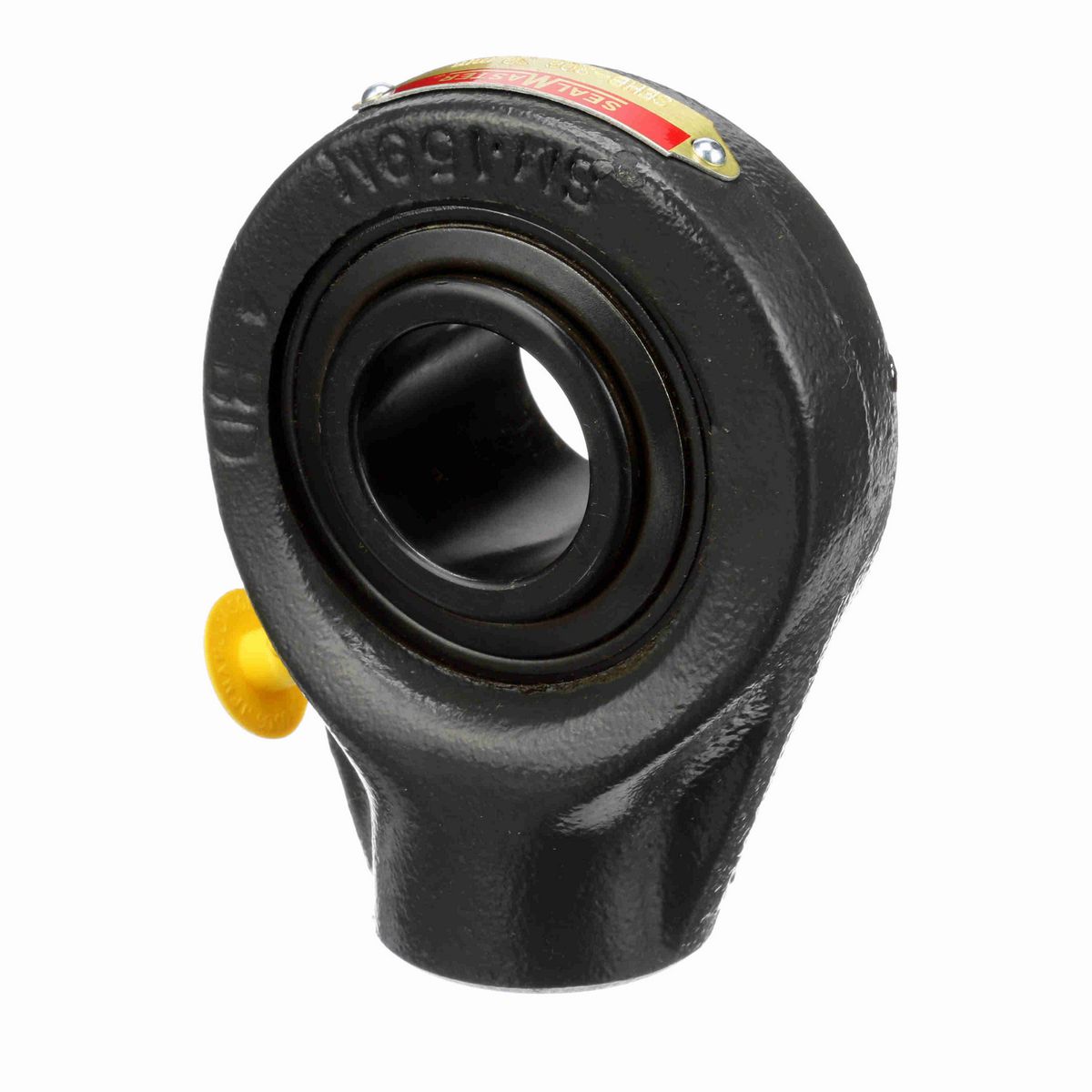 Sealmaster Mounted Cast Iron Hanger Unit Ball Bearing - 52100 Bearing Steel, Black Oxided - Setscrew Lock - SEHB-206