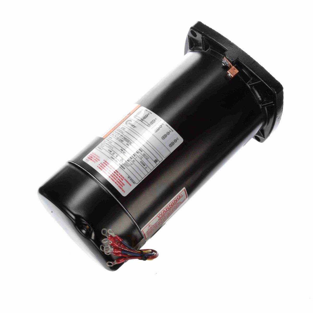 Century Pool Pump Motor, 1 1/2 HP, 3 Ph, 60 Hz, 208-230/460 V, 3600 RPM, 48Y Frame, ODP - Q3152