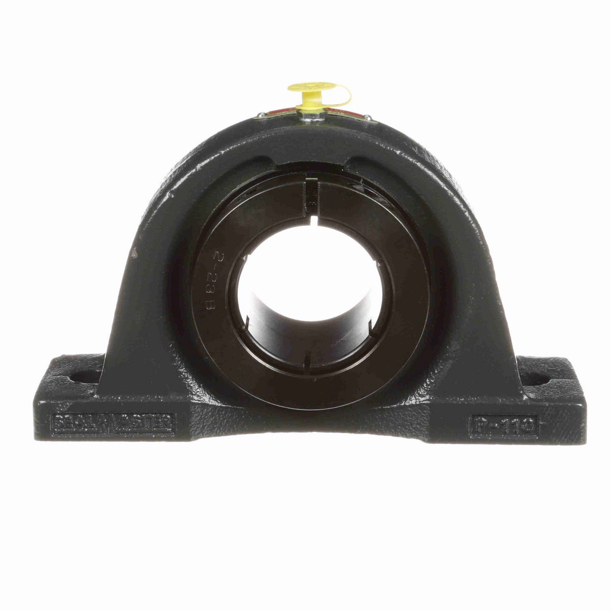 Sealmaster Mounted Cast Iron Two Bolt Low Base Pillow Block Ball Bearing - 52100 Bearing Steel, Black Oxided - Concentric Lock - NPL-35T