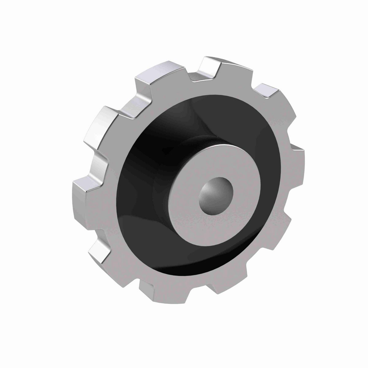 Rexnord 880 Series Solid One Piece Cast Iron Sprocket with 10 Teeth and a 3/4in Round Rough Stock Bore (RSB) - 401-208-2
