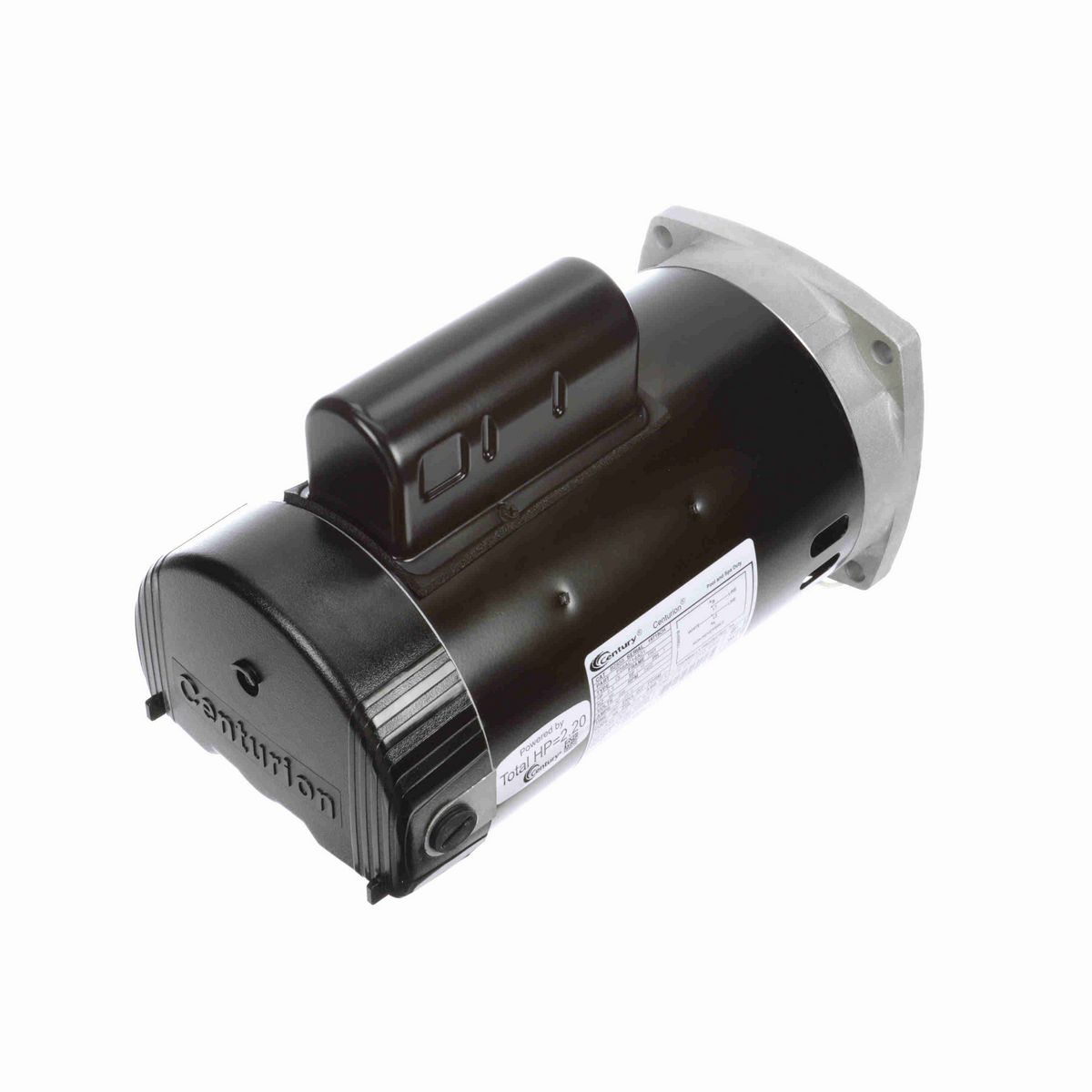 Century Pool Pump Motor, 2 HP, 1 Ph, 60 Hz, 230 V, 3600 RPM, 56Y Frame, ODP - B2855