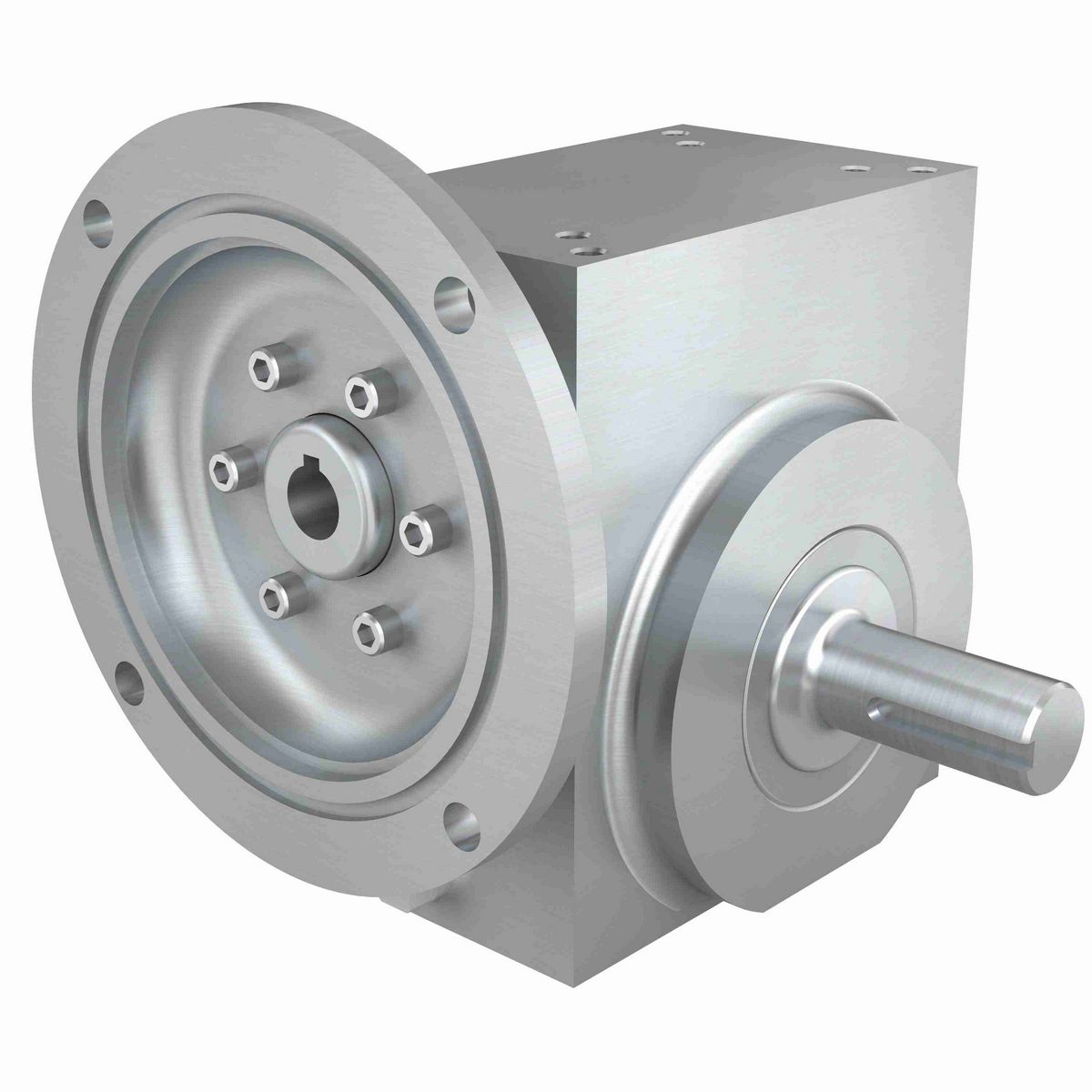 Hub City Cleanline Stainless Steel Worm Gear Reducer Stainless Steel Washdown Worm Reducer - SSW214 80/1 C WR 56C