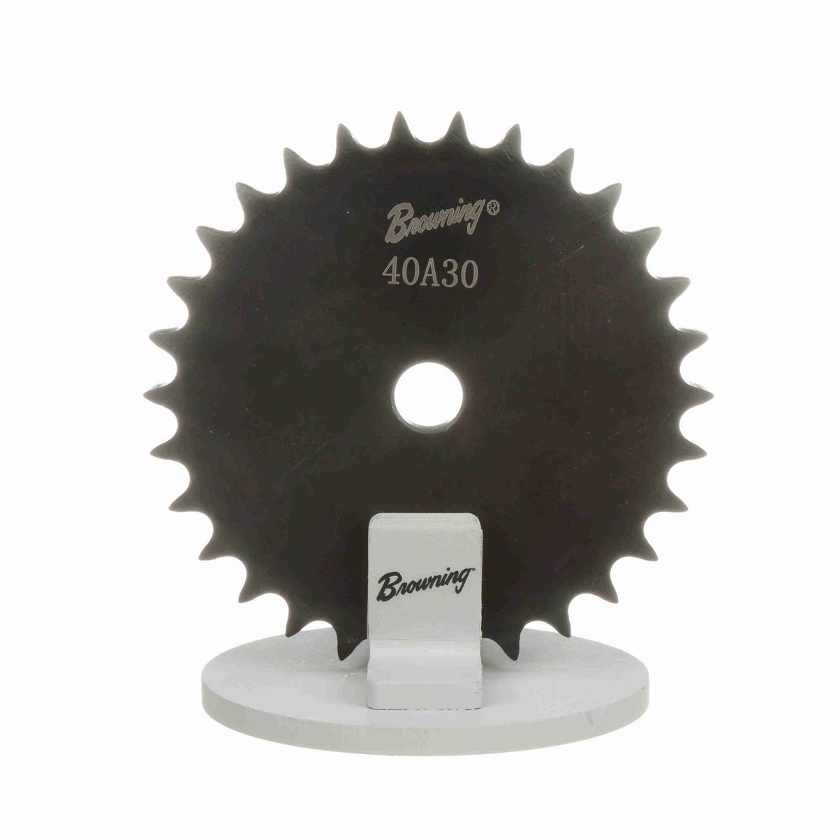 Browning Steel Minimum Plain Bore Roller Chain Sprocket - 40A30