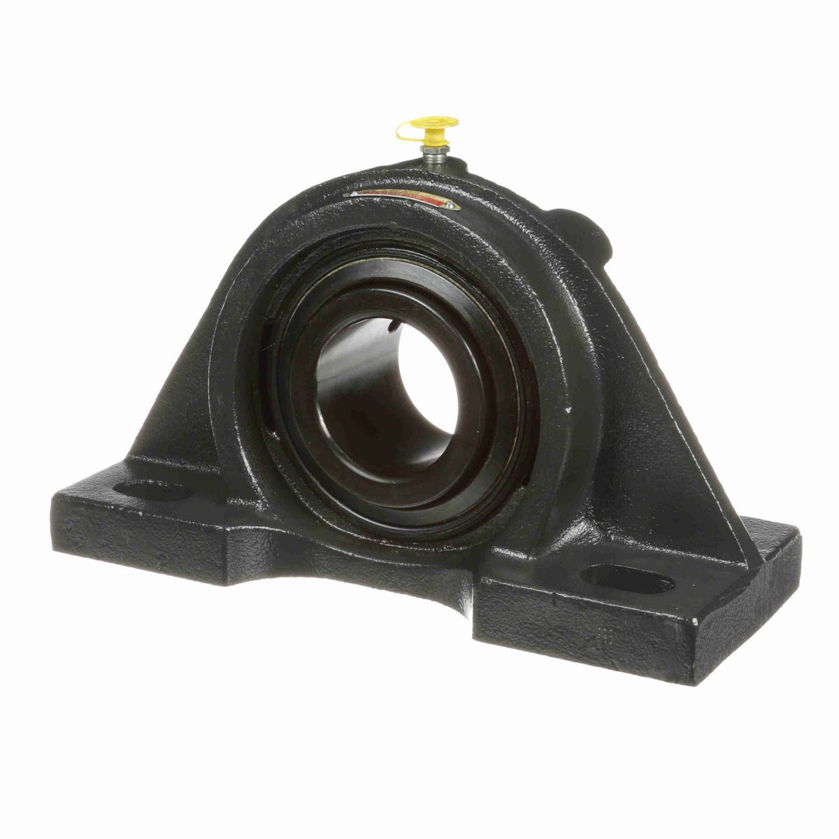 Sealmaster Mounted Cast Iron Four Bolt Pillow Block Ball Bearing - 52100 Bearing Steel, Black Oxided - Setscrew Lock - MFP-39