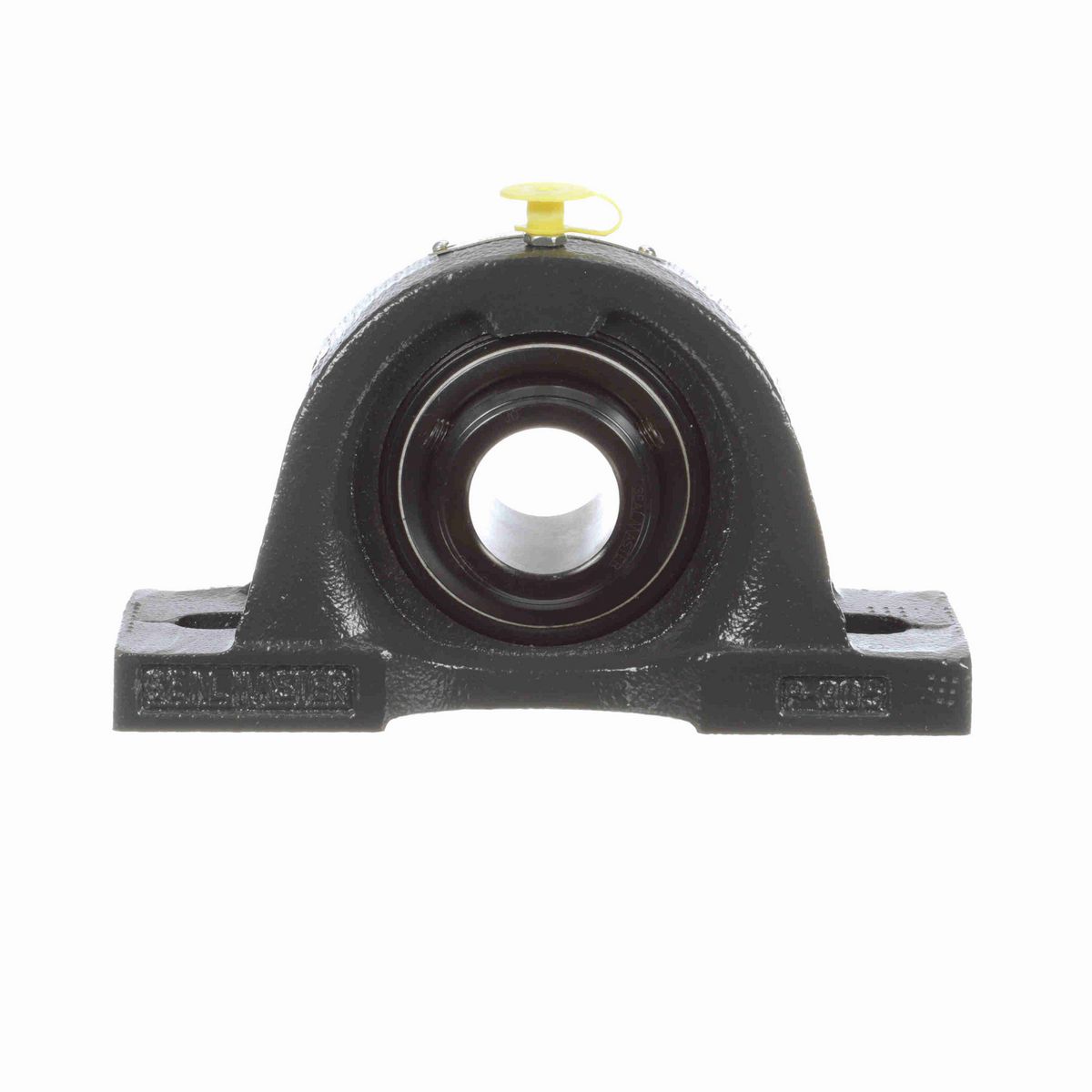 Sealmaster Mounted Cast Iron Two Bolt Pillow Block Ball Bearing - 52100 Bearing Steel, Black Oxided - Double Setscrew Lock - MPD-19