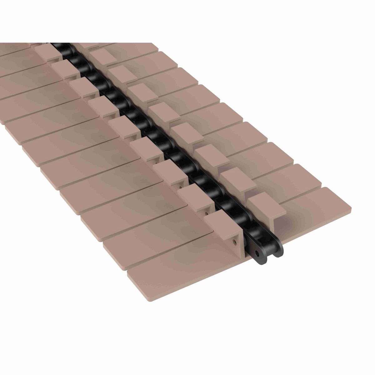 Rexnord 1873TAB SuperGrip™ Side-flexing SuperGrip™, Material: Tan Low Friction, Width: 7.5in, Pitch: 1.5in - 81437944