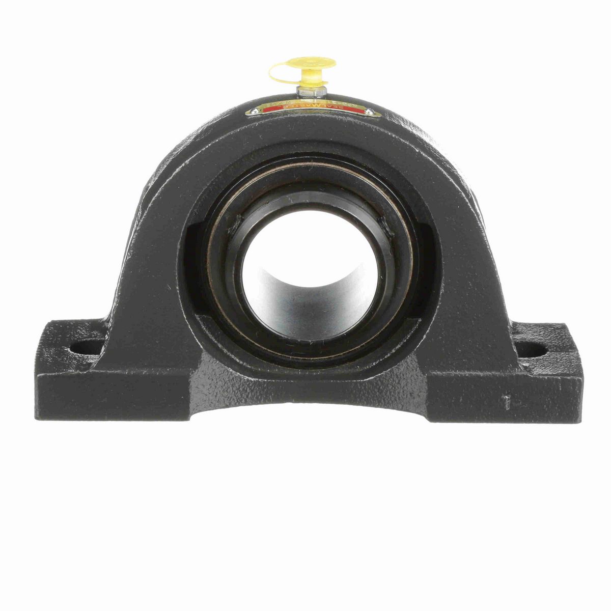 Sealmaster Mounted Cast Iron Two Bolt Pillow Block Ball Bearing - 52100 Bearing Steel, Black Oxided - Double Setscrew Lock - NPD-31