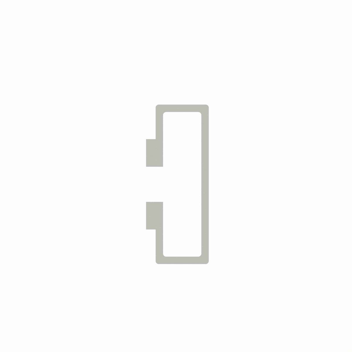 System Plast Rail: 0.59"W X 1.5"H X 240"L Aluminum - VG-A5015-20