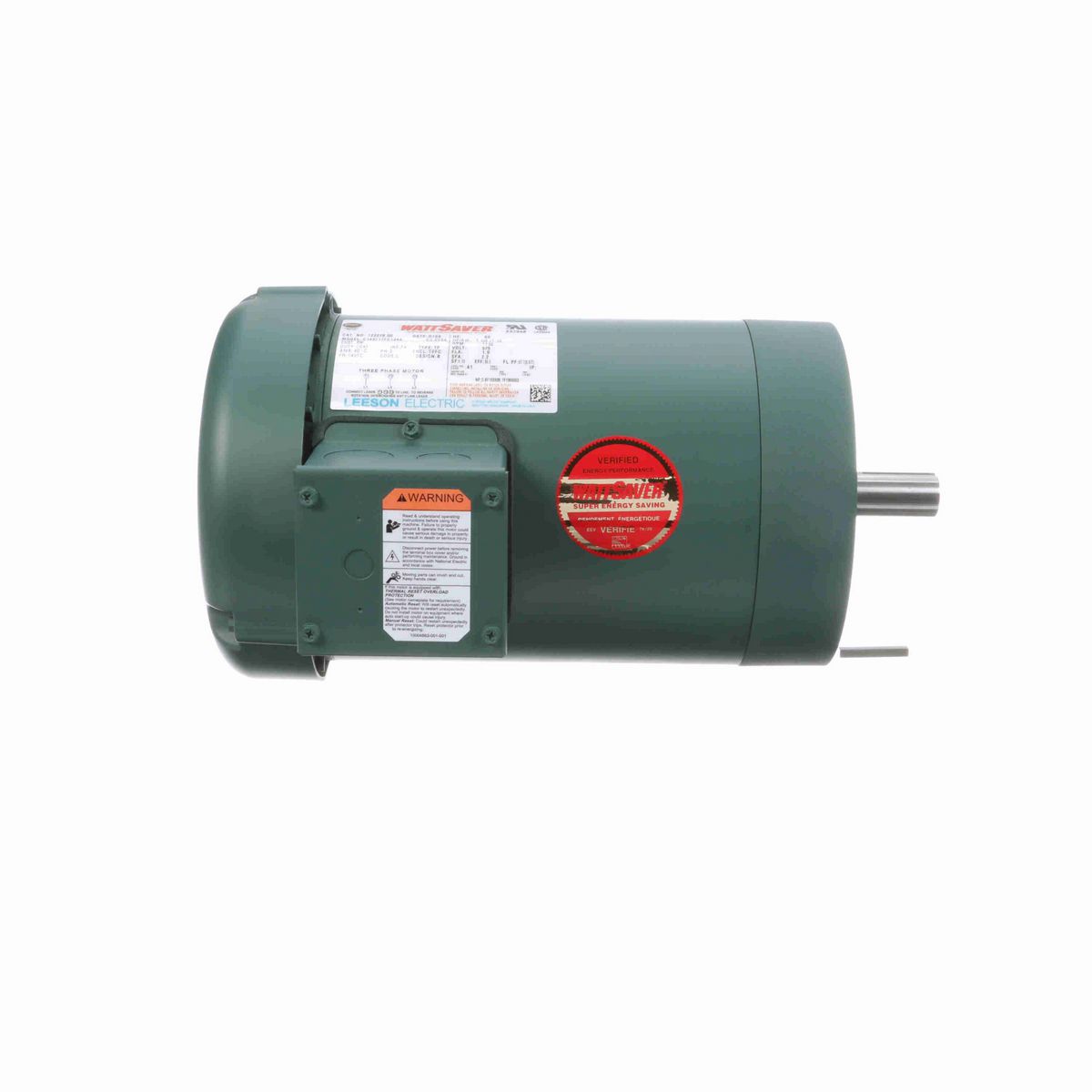 LEESON Special Voltage Motor, 1.50 HP, 3 Ph, 60 Hz, 575 V, 1800 RPM, 145TC Frame, TEFC - 122228.00