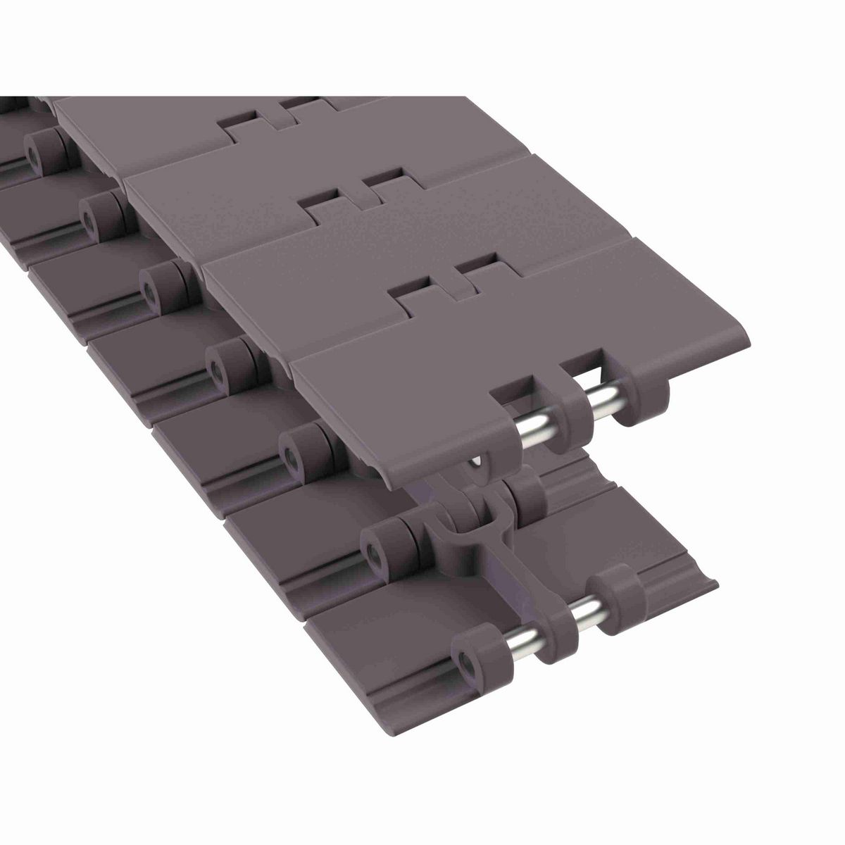 Rexnord 831 Straight Running Solid Top, Material: Brown High Performance, Width: 3.25in, Pitch: 1.5in - 81400021