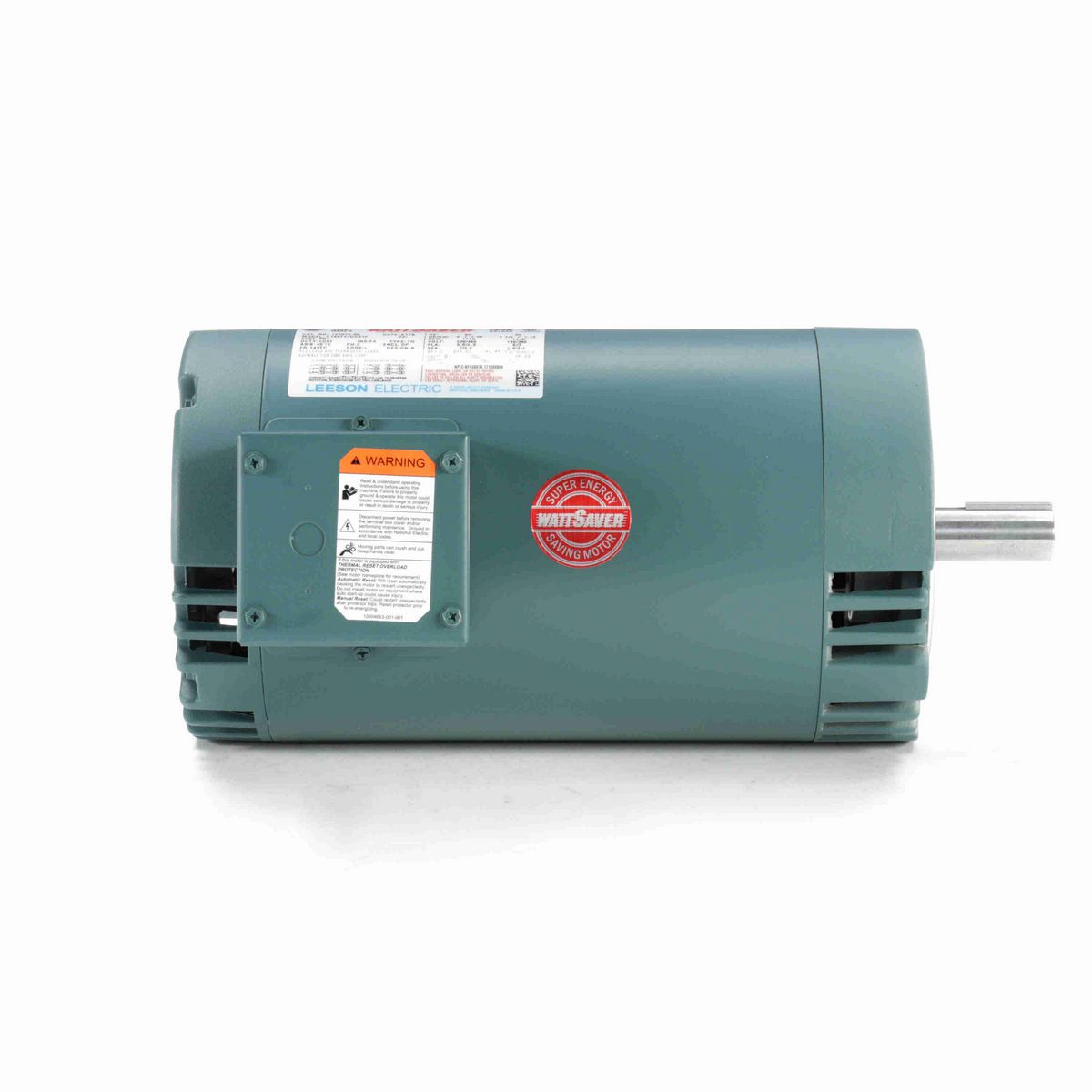LEESON WATTSAVER® General Purpose Motor, 2 & 1.50 HP, 3 Ph, 60 & 50 Hz, 230/460 & 190/380 V, 1800 & 1500 RPM, 145TC Frame, DP - 121071.00