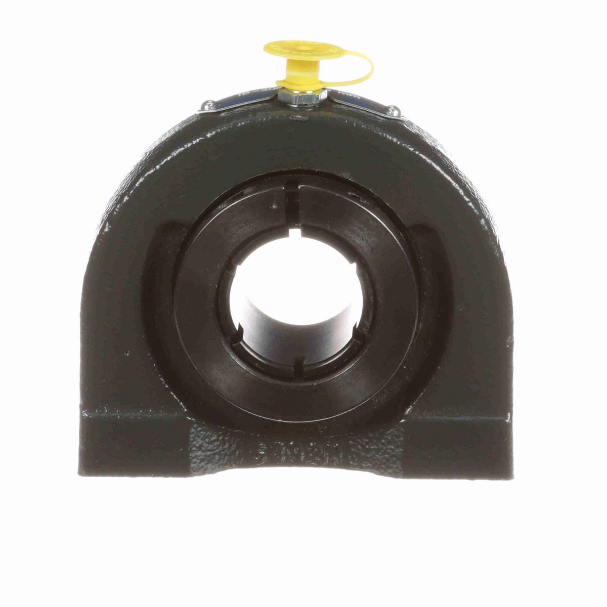 Sealmaster Mounted Cast Iron Tapped Base Pillow Block Ball Bearing - 52100 Bearing Steel, Black Oxided - Concentric Lock - TB-206TMC