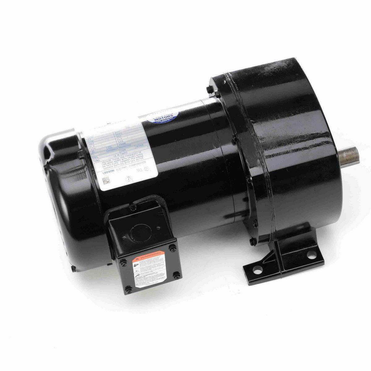 LEESON Parallel Shaft Gearmotor, 0.50 HP, 3 Ph, 60 Hz, 208-230/460 V, 59 RPM, 48Y Frame, TEFC - 107034.00