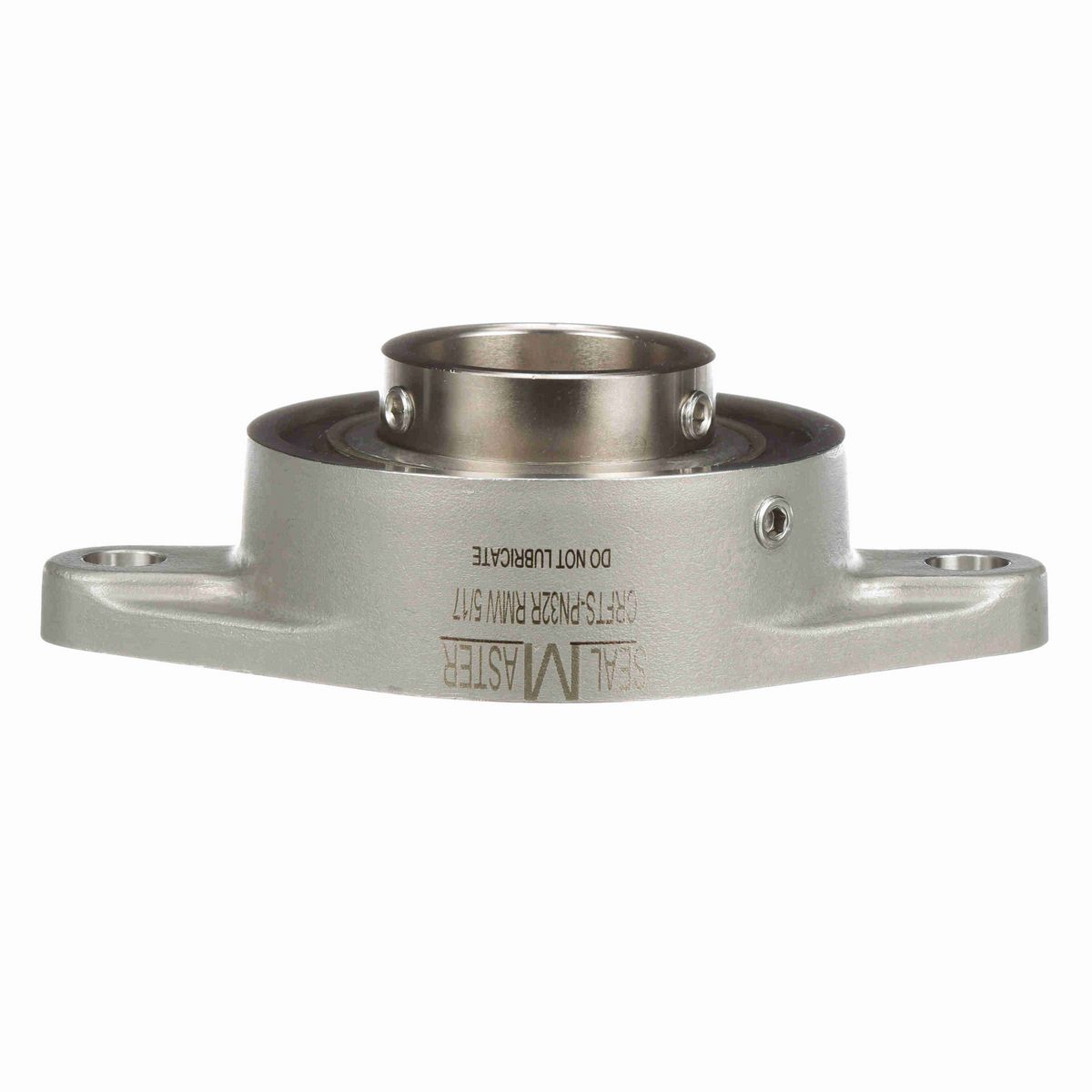 Sealmaster Mounted Stainless Steel Two Bolt Flange Ball Bearing - 52100 Bearing Steel, Phosphorus Nickel Coated - Setscrew Lock - Corrosion Resistant - Reduced Maintenance - Lubed for Life - CRFTS-PN32R RMW