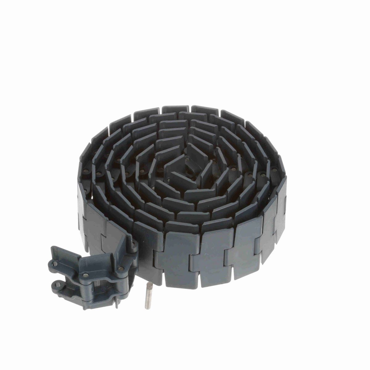 System Plast 880M Side-flexing Solid Top, Material: NG evo (Gray Blue), Width: 3.25in, Pitch: 1.5in - NGE880M-K325