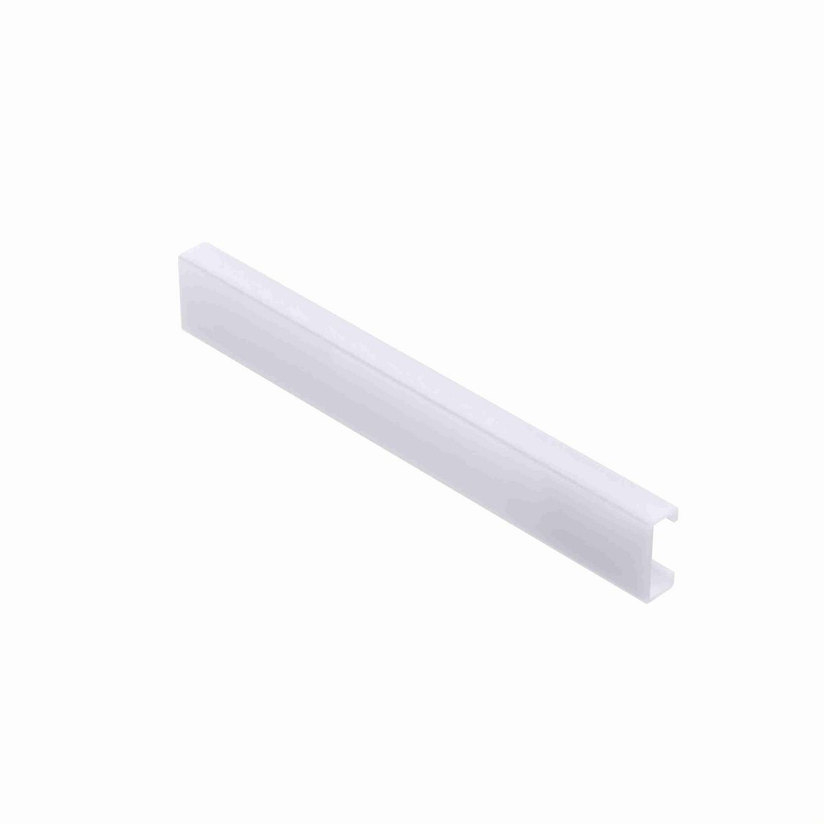System Plast Bar Cover: 1.74"W X 0.75"H X 240"L White UHMW-PE - VG-P5015BC-20