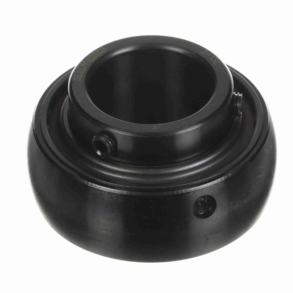 Sealmaster Mounted Insert Only Ball Bearing - 52100 Bearing Steel, Black Oxided - Setscrew Lock - 2-13C