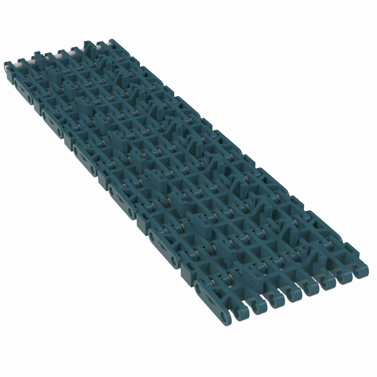 Rexnord 1000FG Straight Running Flush Grid, Material: Green Low Friction Acetal, Width: 85mm, Pitch: 1in - 874.43.10