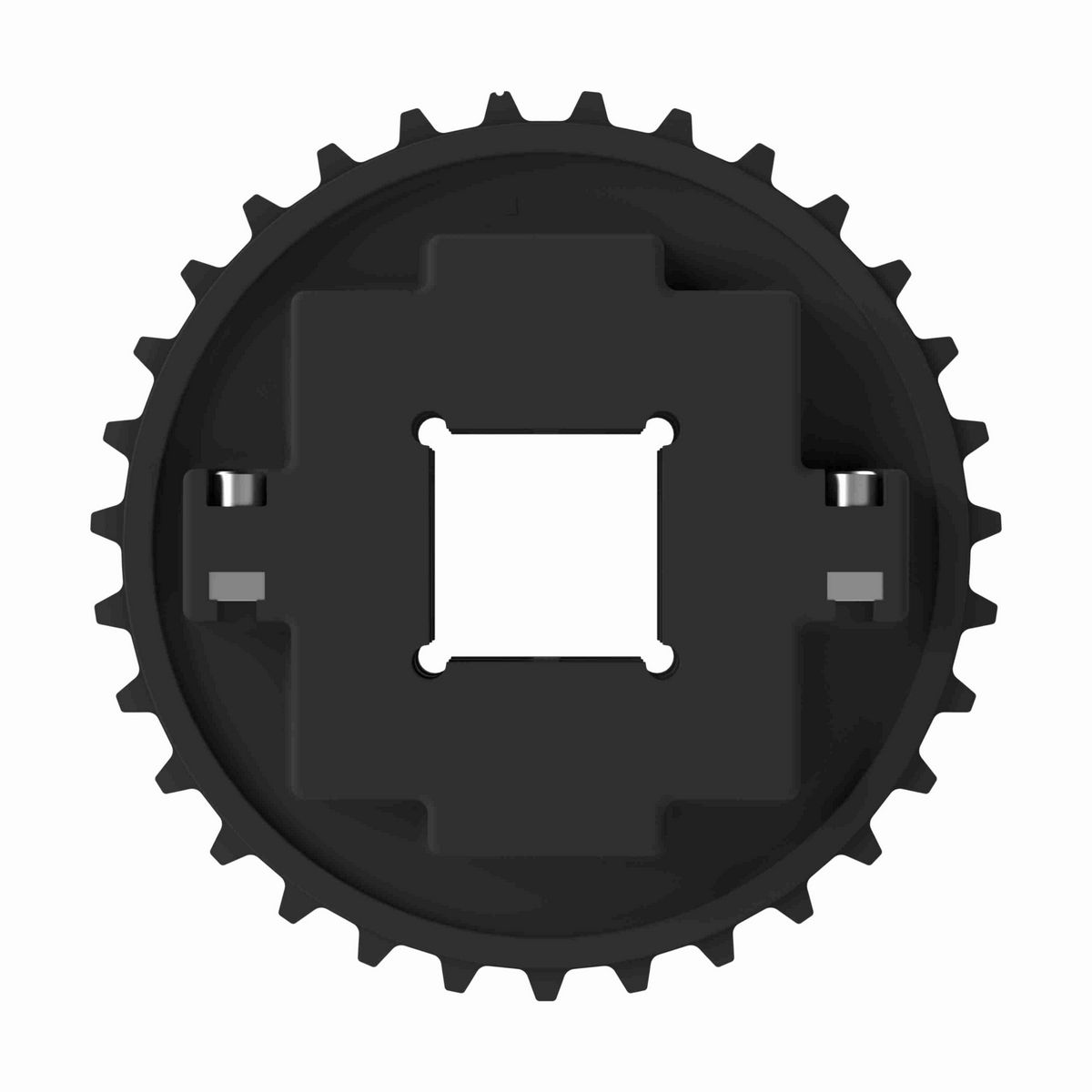 Rexnord 7700 Series Split Molded Nylon Sprocket with 31 Teeth and a 2-1/2in Square Bore - 614-414-2