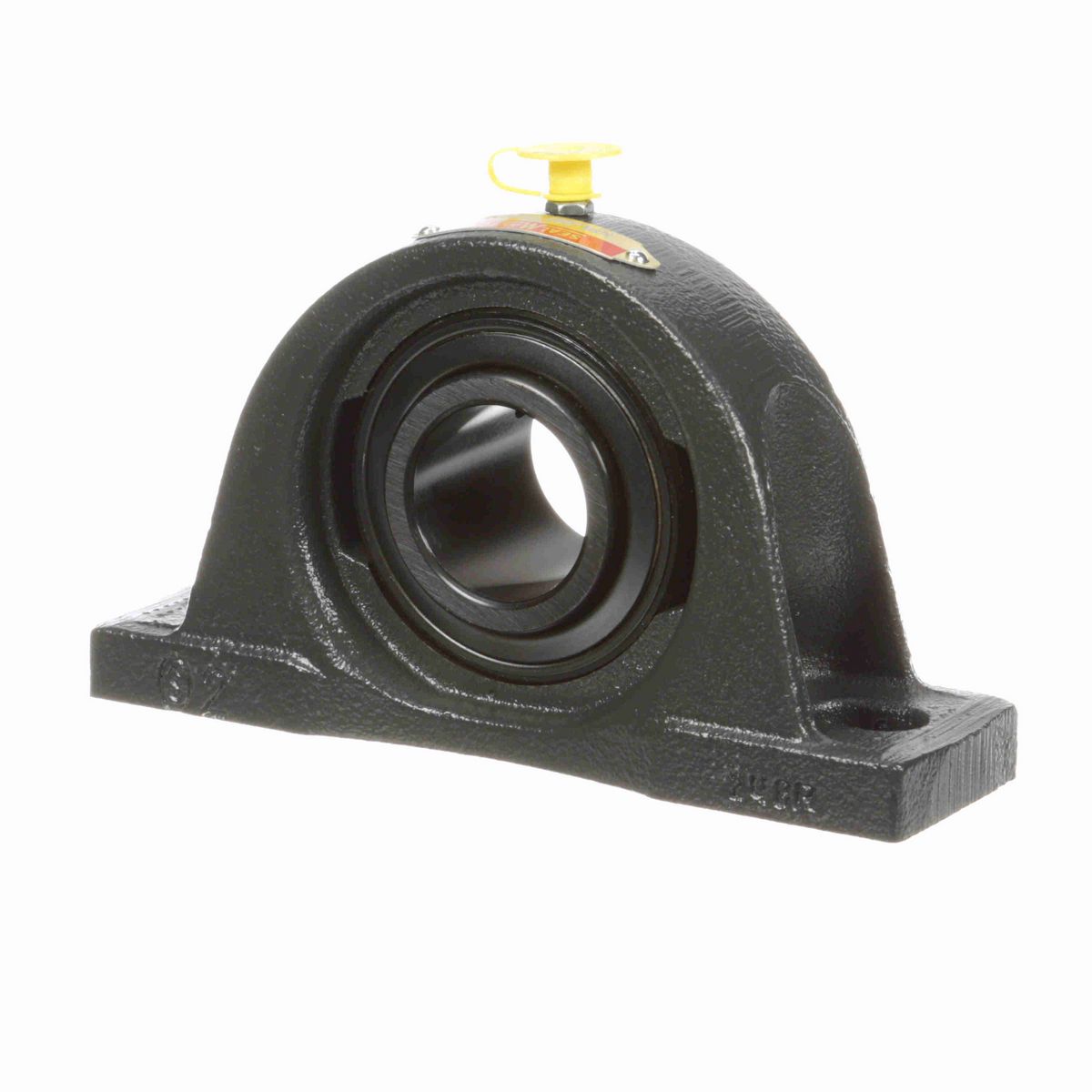 Sealmaster Mounted Cast Iron Two Bolt Low Base Pillow Block Ball Bearing - 52100 Bearing Steel, Black Oxided - Setscrew Lock - NPL-207