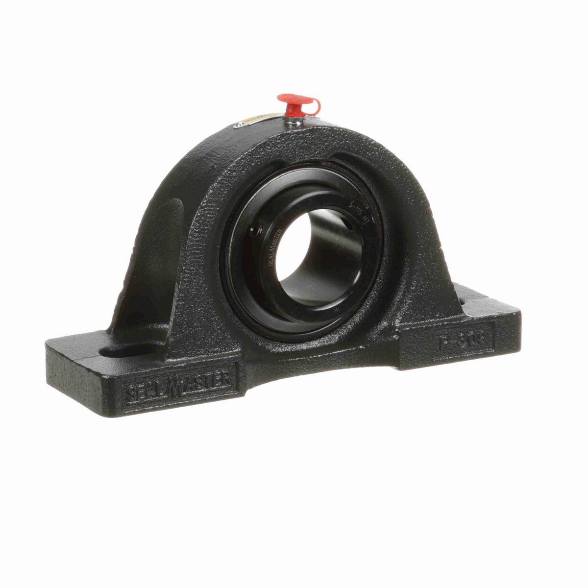 Sealmaster Mounted Cast Iron Two Bolt Pillow Block Ball Bearing - 52100 Bearing Steel, Black Oxided - Setscrew Lock - High Temperature - MP-31 HT