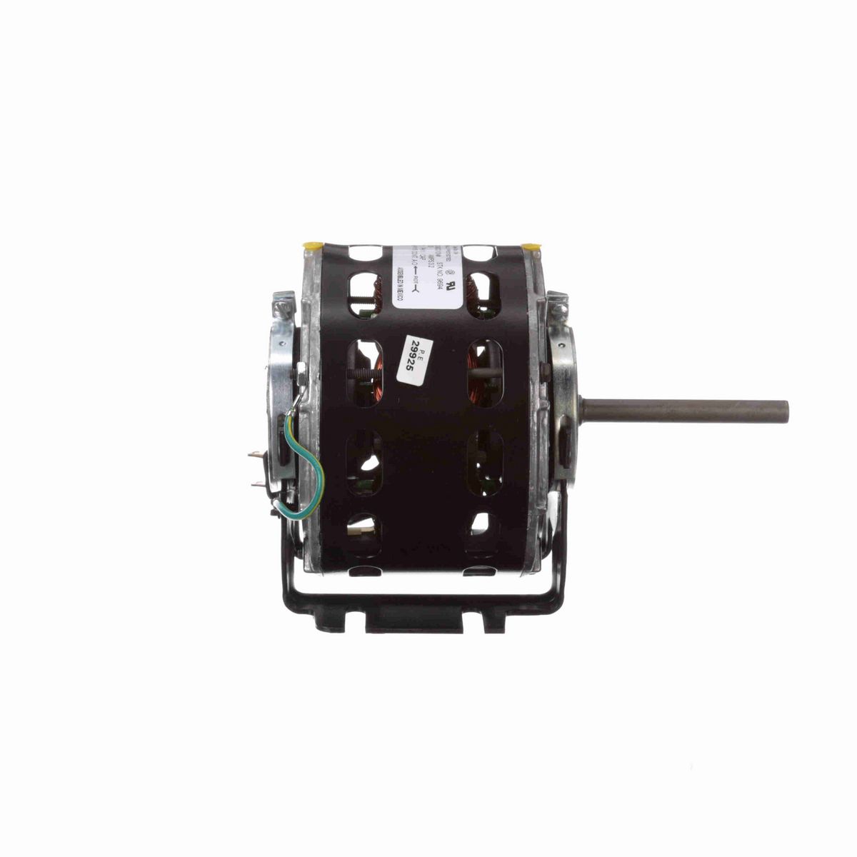 Century Ventilation Motor, 1/15 HP, 1 Ph, 60 Hz, 115 V, 1000 RPM, 1 Speed, 42 Frame, OAO - 9694
